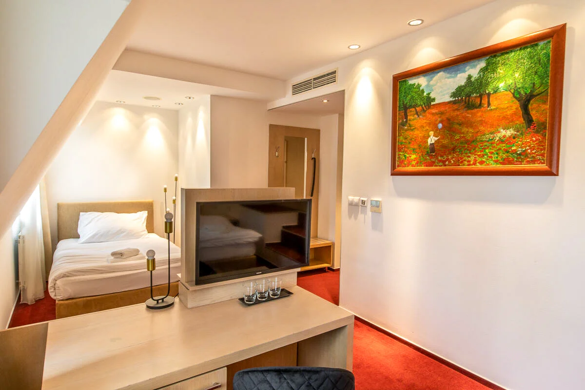 Romantika v Žilině se sektem, polopenzí a neomezeným vstupem do wellness pro dva