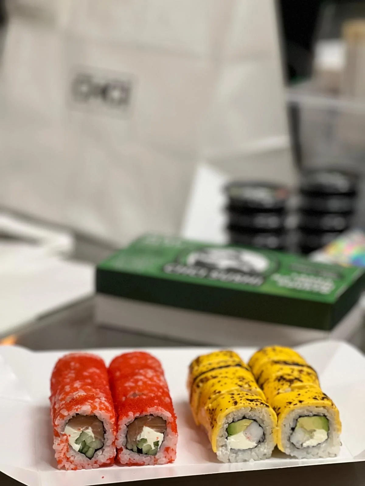 Sushi s sebou: otevřený voucher do bistra v Polabinách na 300, 500 nebo 1000 Kč