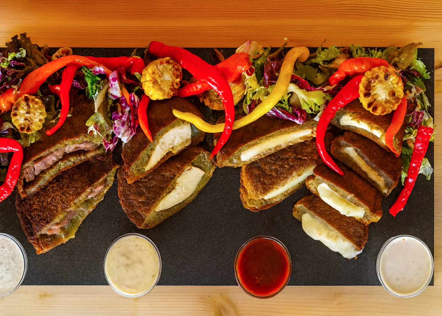 Plněné bramboráky na kavkazský způsob: s krkovičkou, kuřetem nebo sýry