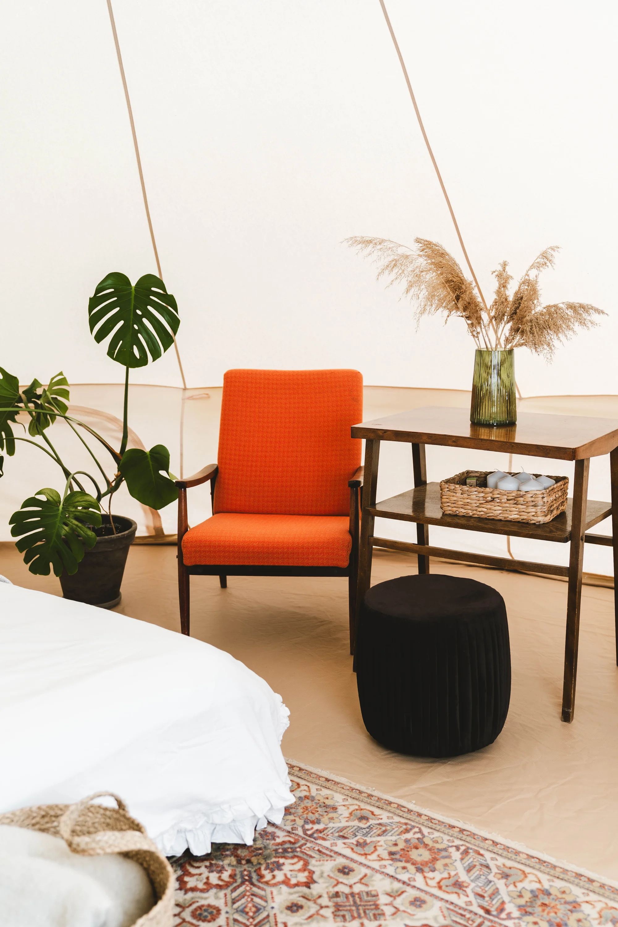 Glamping ve Velkých Pavlovicích přímo u vinice s výhledem na Pálavu