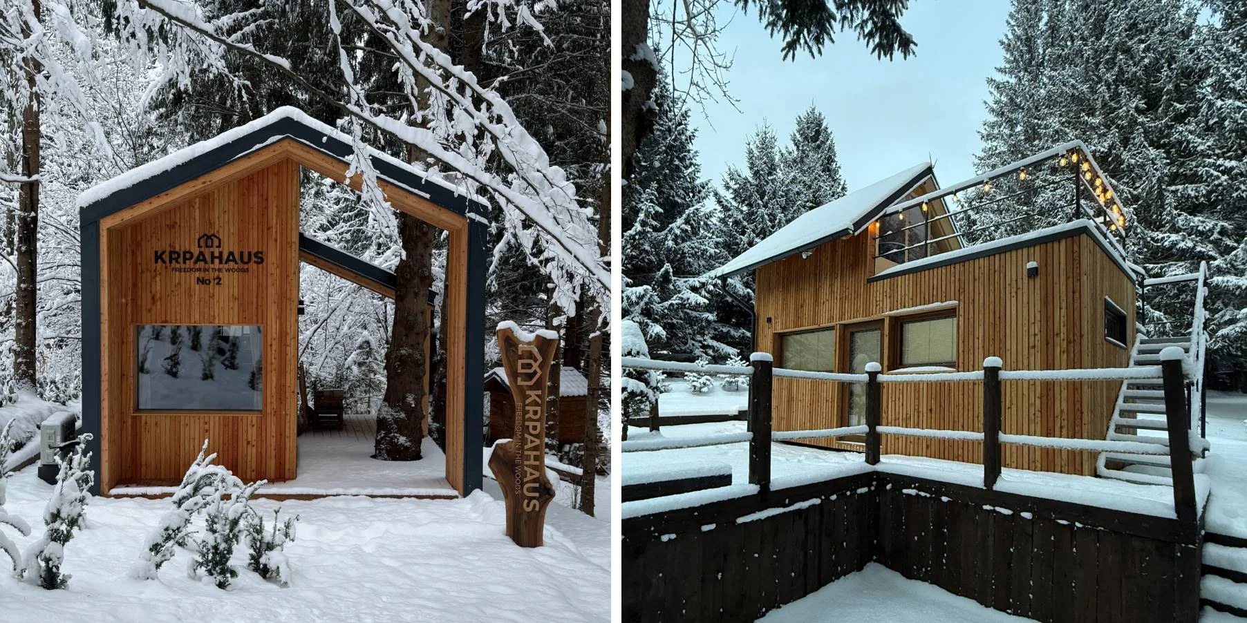 Netradiční ubytování pro dva: tiny house v Nízkých Tatrách i s koupací kádí