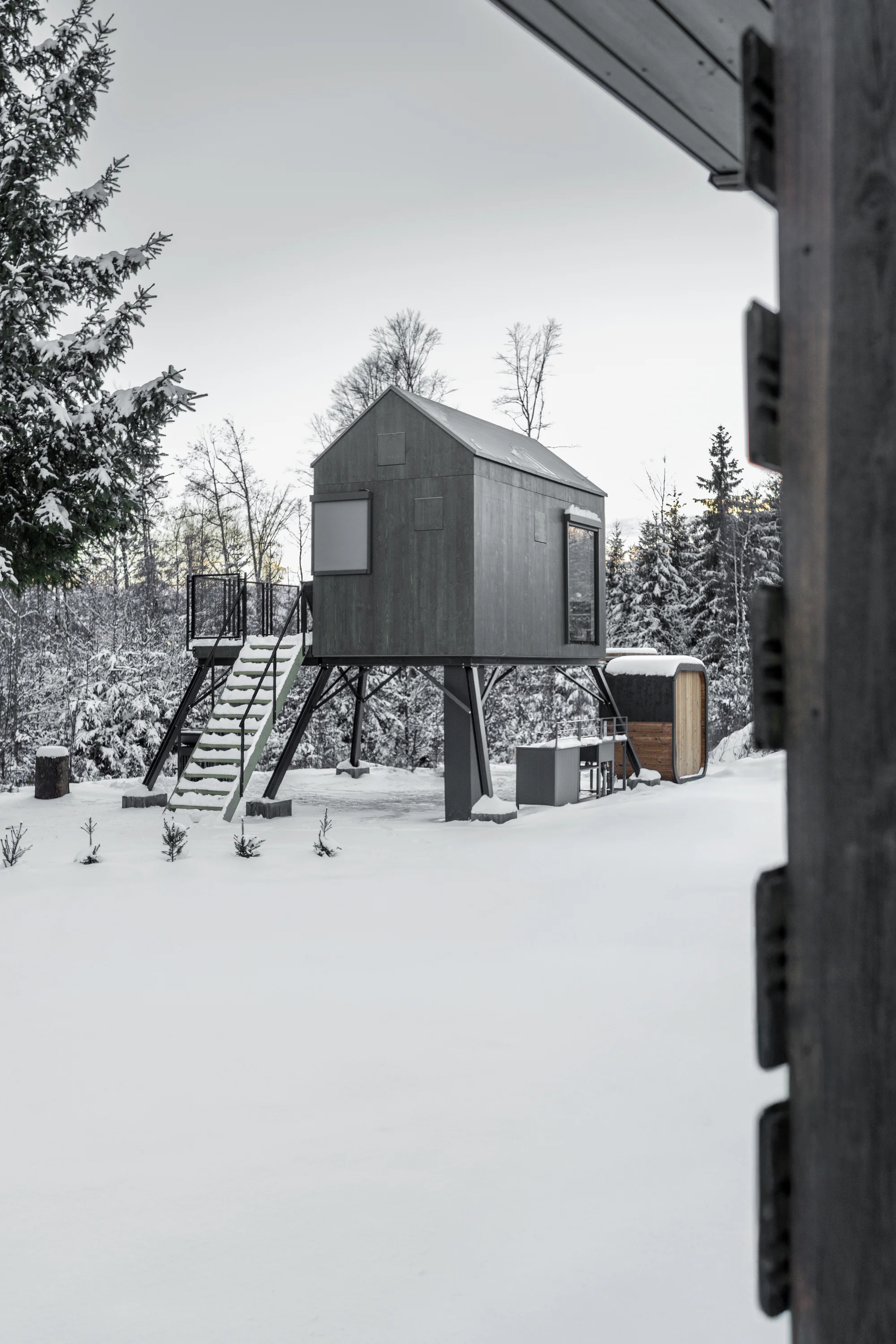 Luxusní moderní posed na Vysočině s privátní saunou pro 2 až 4 osoby