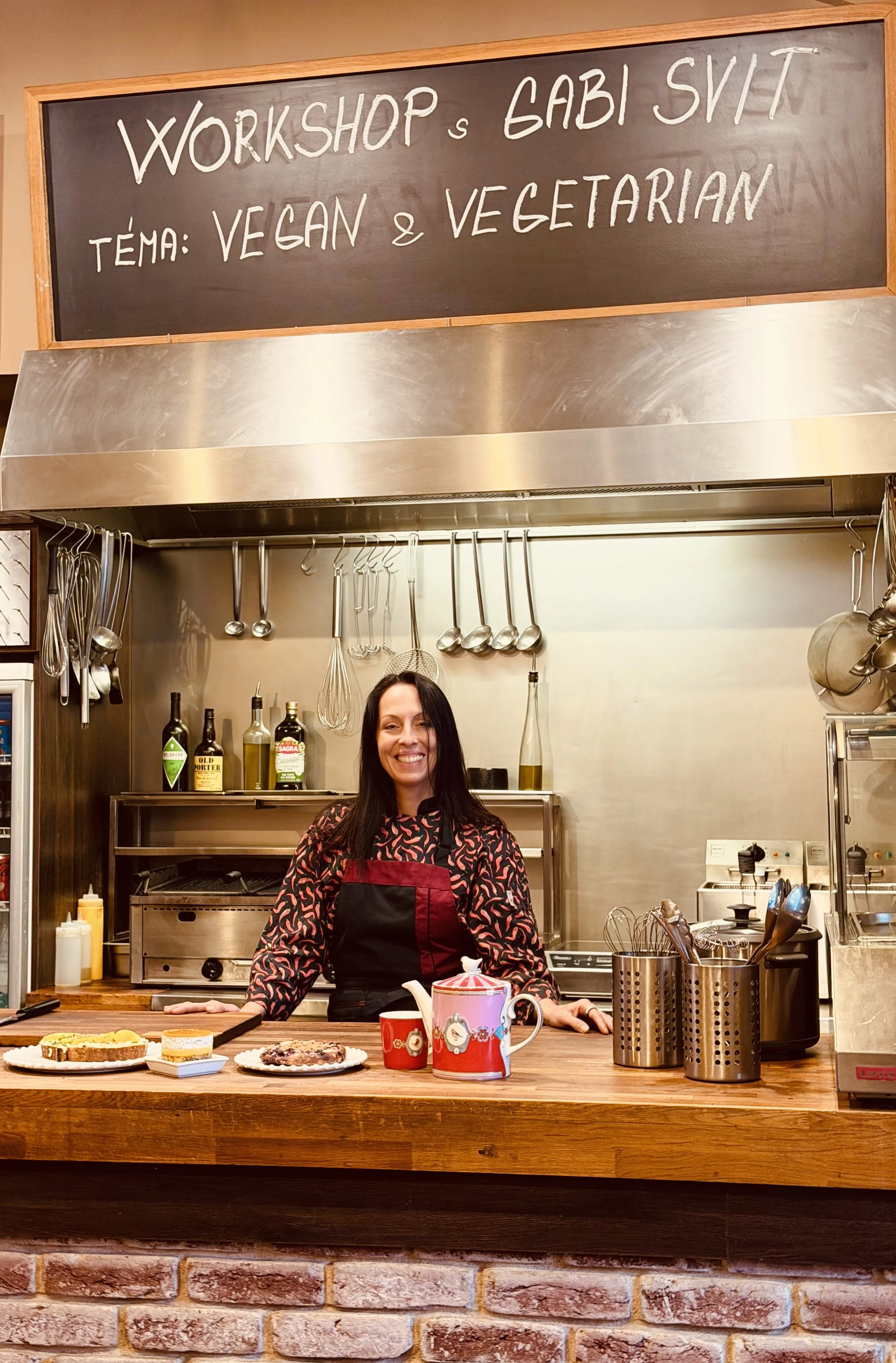 Workshop rostlinné kuchyně v kuchařské škole Presto: teorie i ochutnávky dezertů a omáček