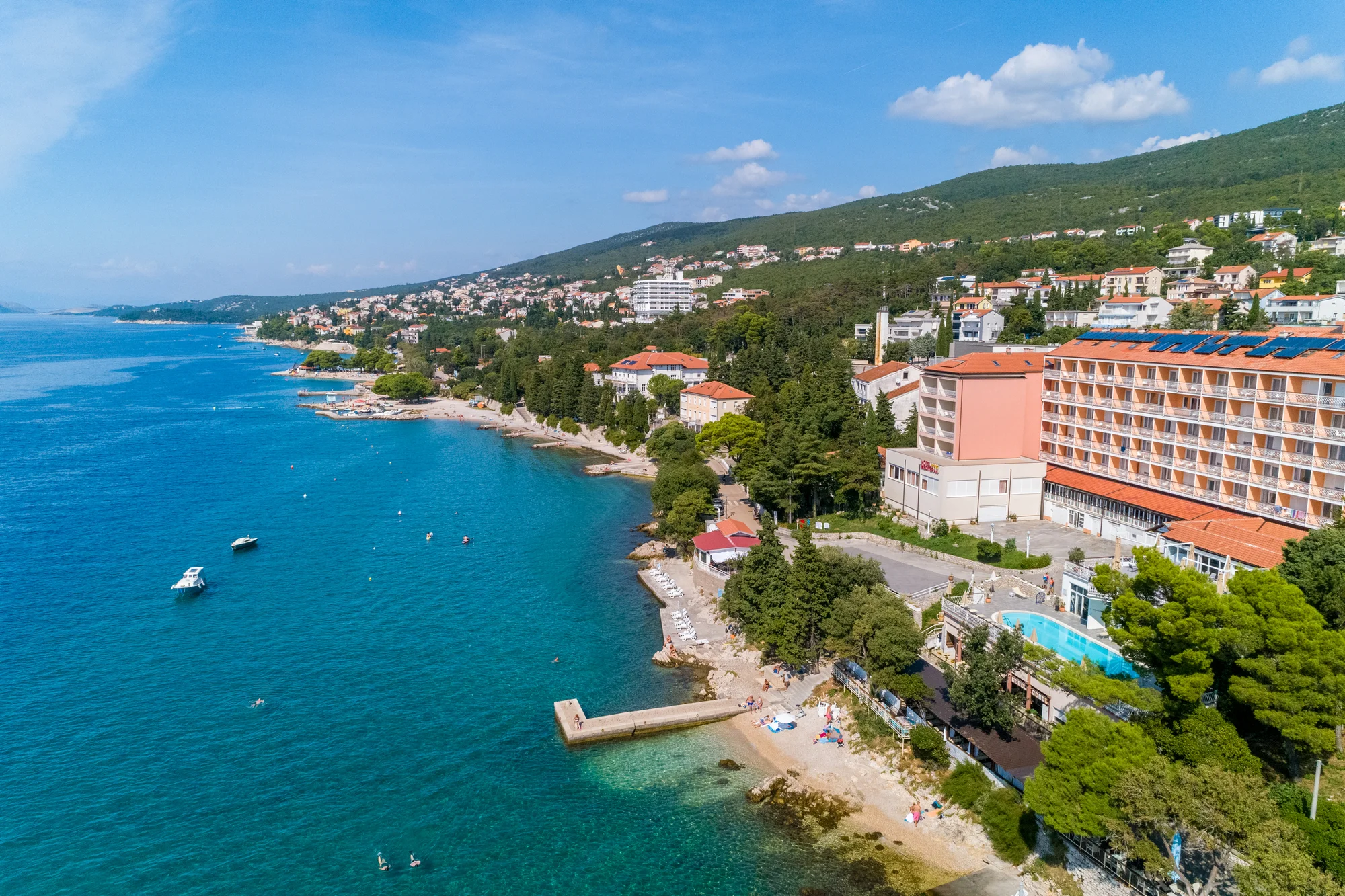 Crikvenica: pobyt ve 4* hotelu se stravou, přímo u pláže