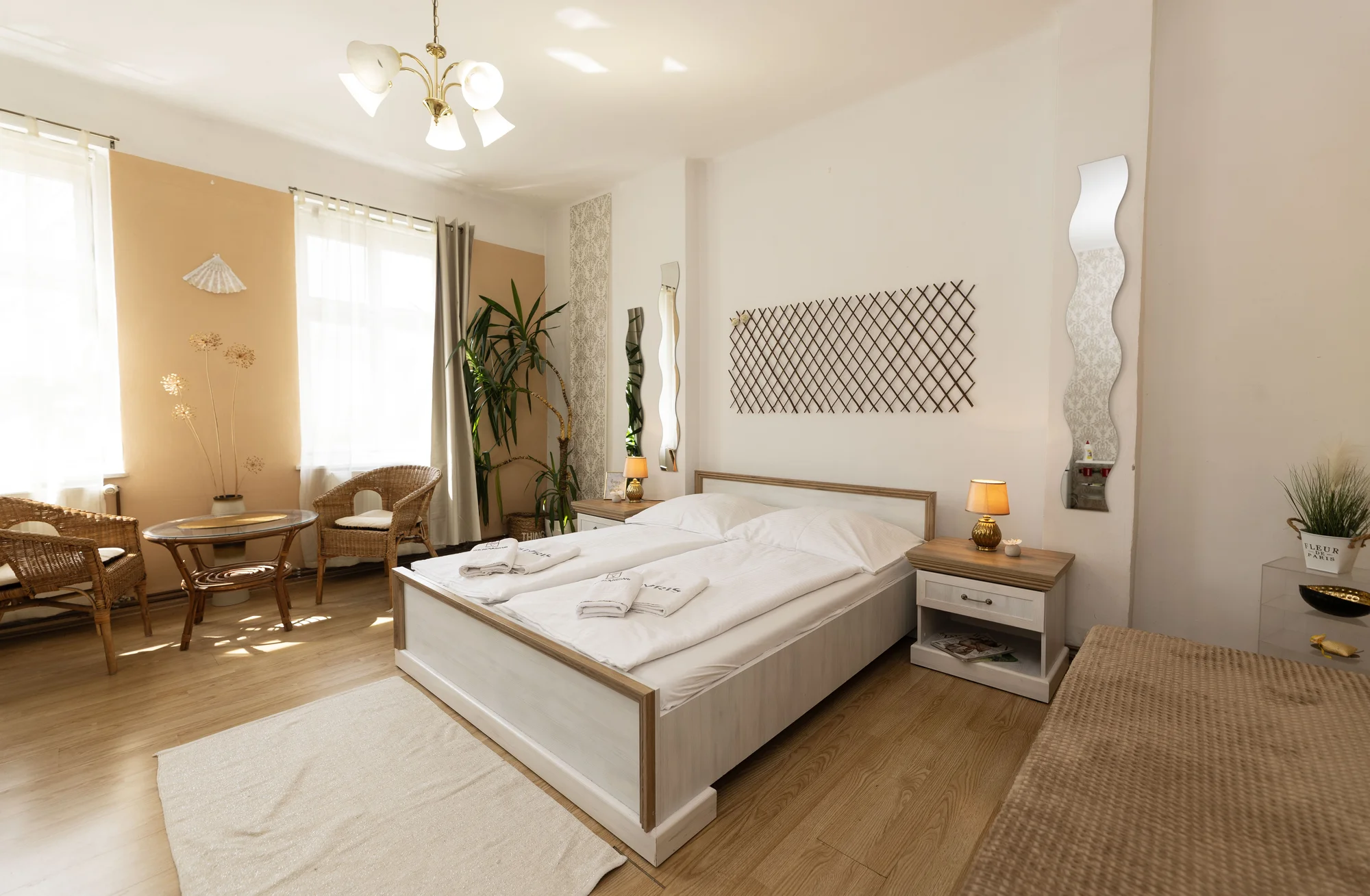 Pohoda a relax v Děčíně: podkrovní apartmány nedaleko zámku, možnost tělového rituálu