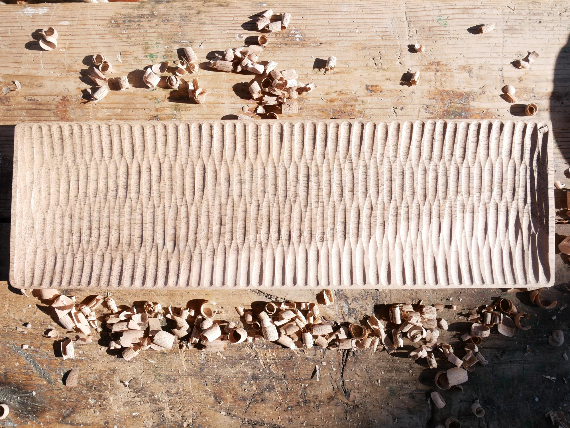 Individuální kurz řezbářství pro 2 osoby: výroba dětské hračky i čajového tácu