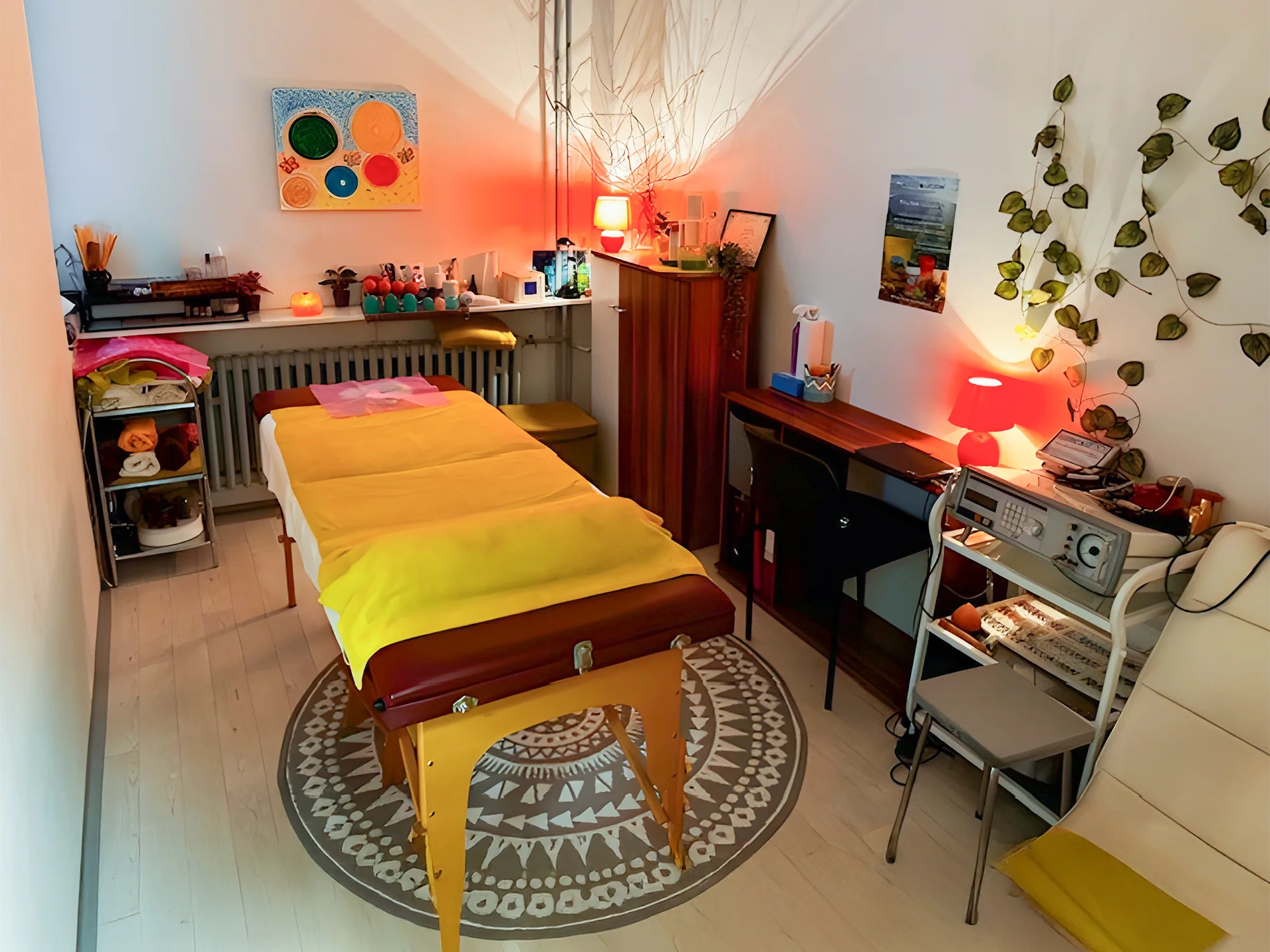 Masáž zad nebo celotělová, reflexní terapie nohou i lávové kameny