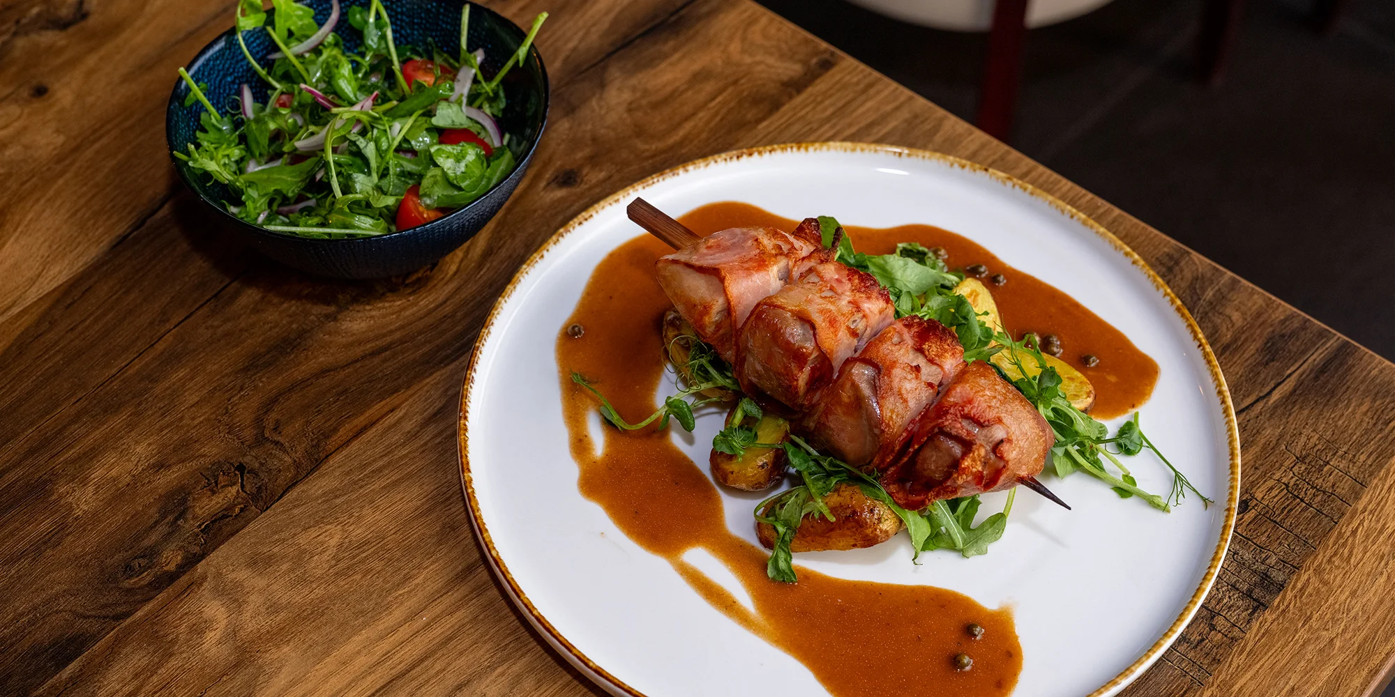 Hostina po italsku: 4chodové menu pro dva vč. aperitivu a digestiva