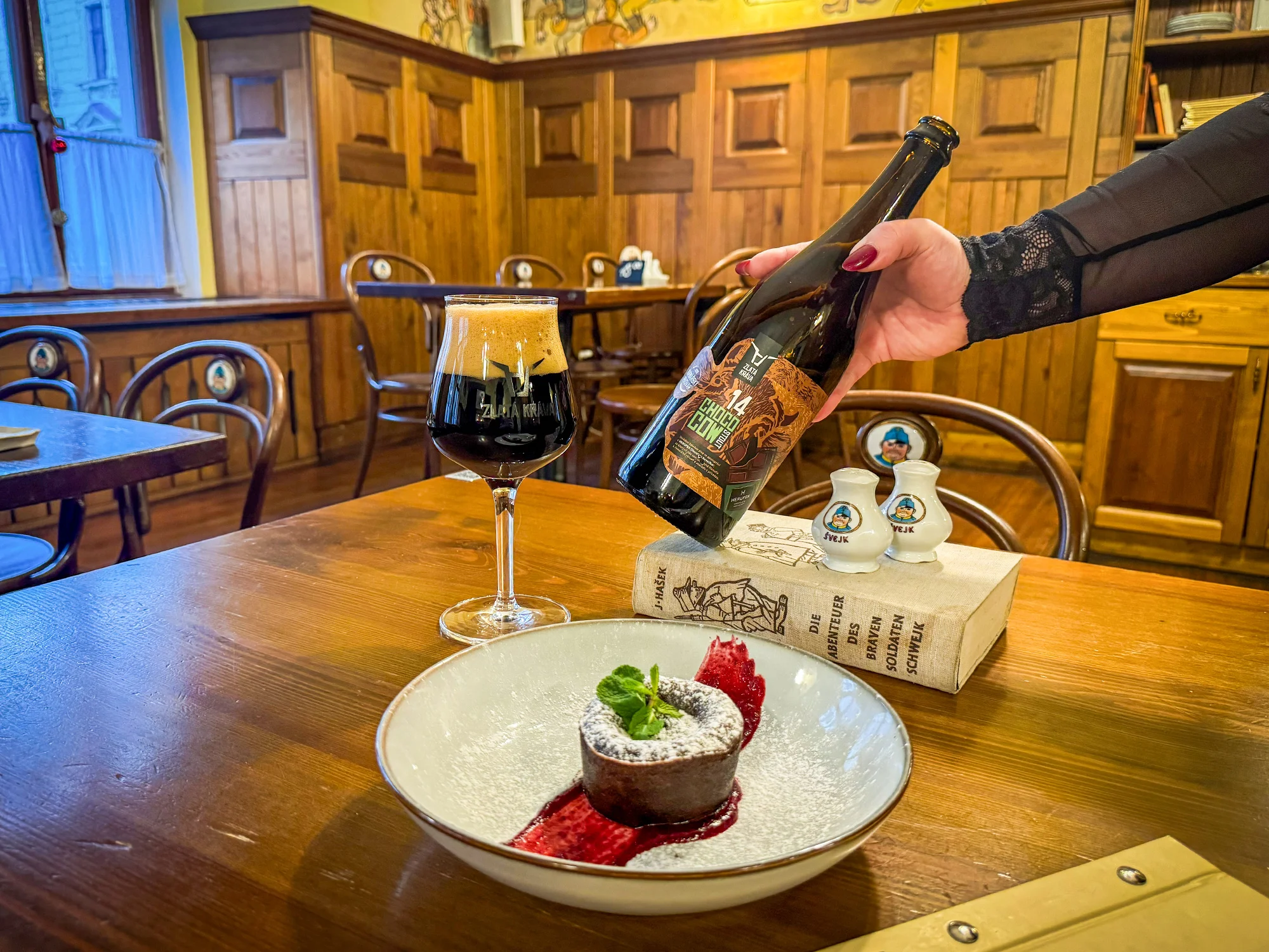 Tříchodová farmářská hostina s pivním párováním pro dva