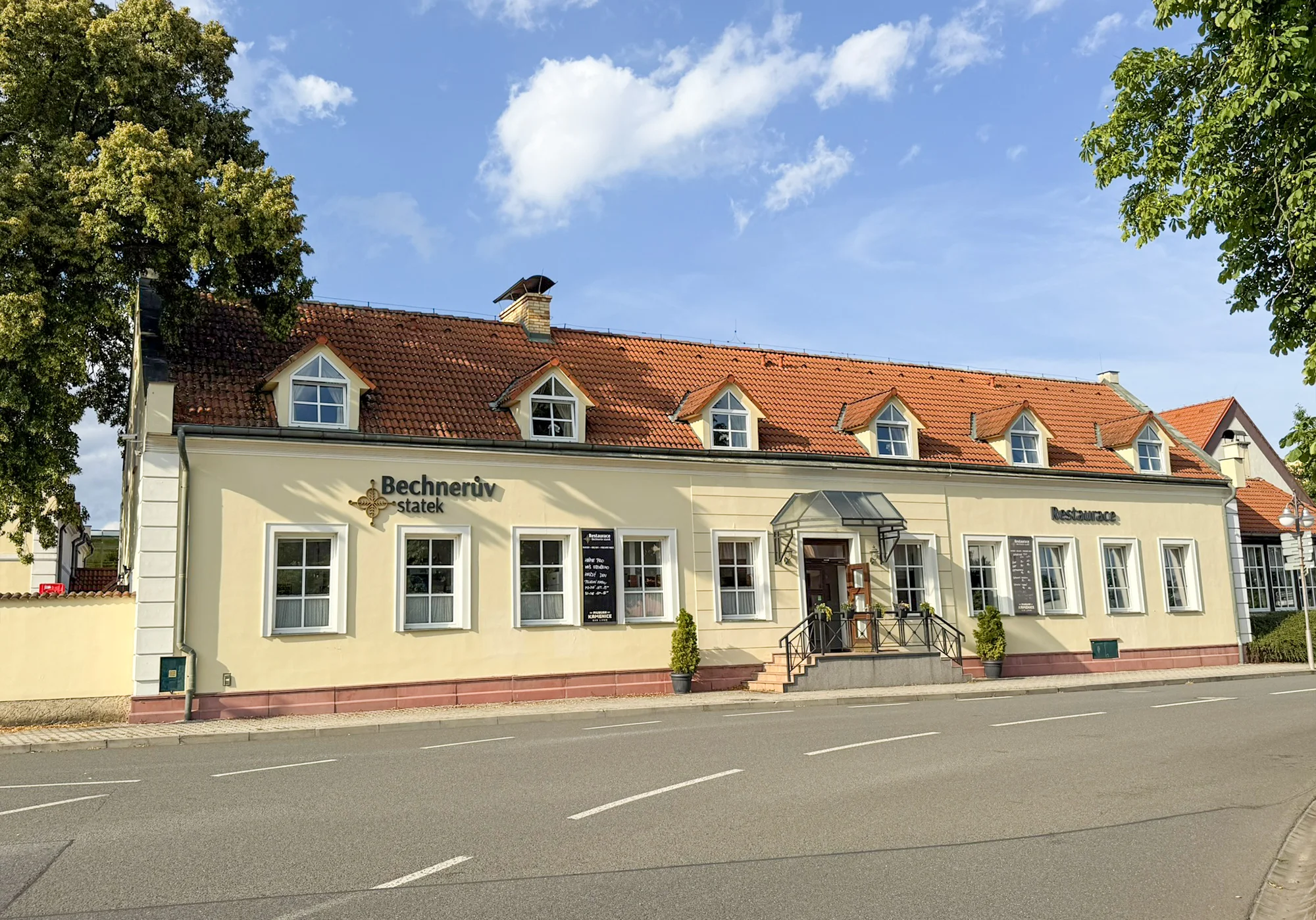 Bechnerův statek: ubytování v srdci Lán s bohatou snídaní