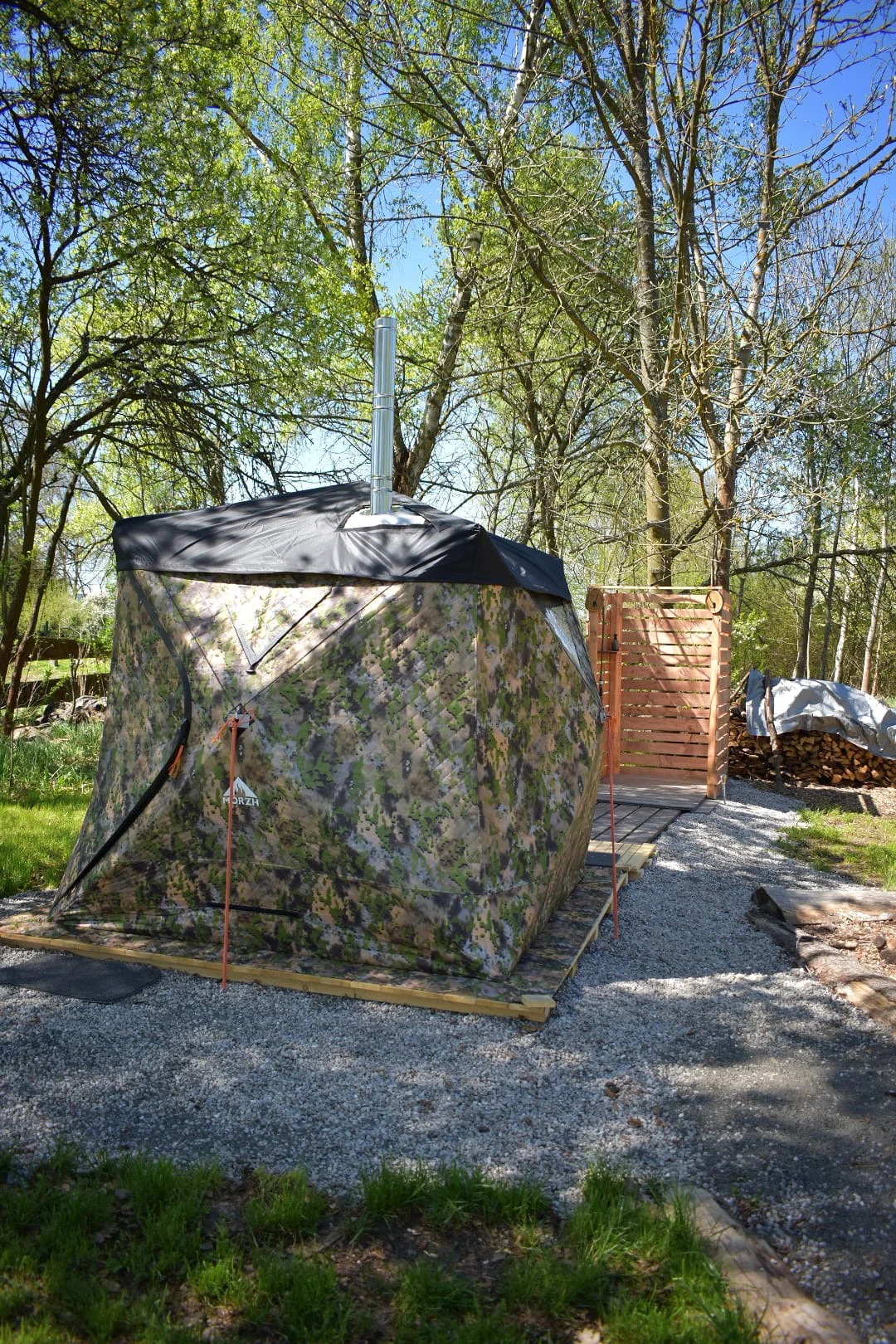 Parádní glamping V bublině: neomezený relax v sauně a výhled na hvězdy