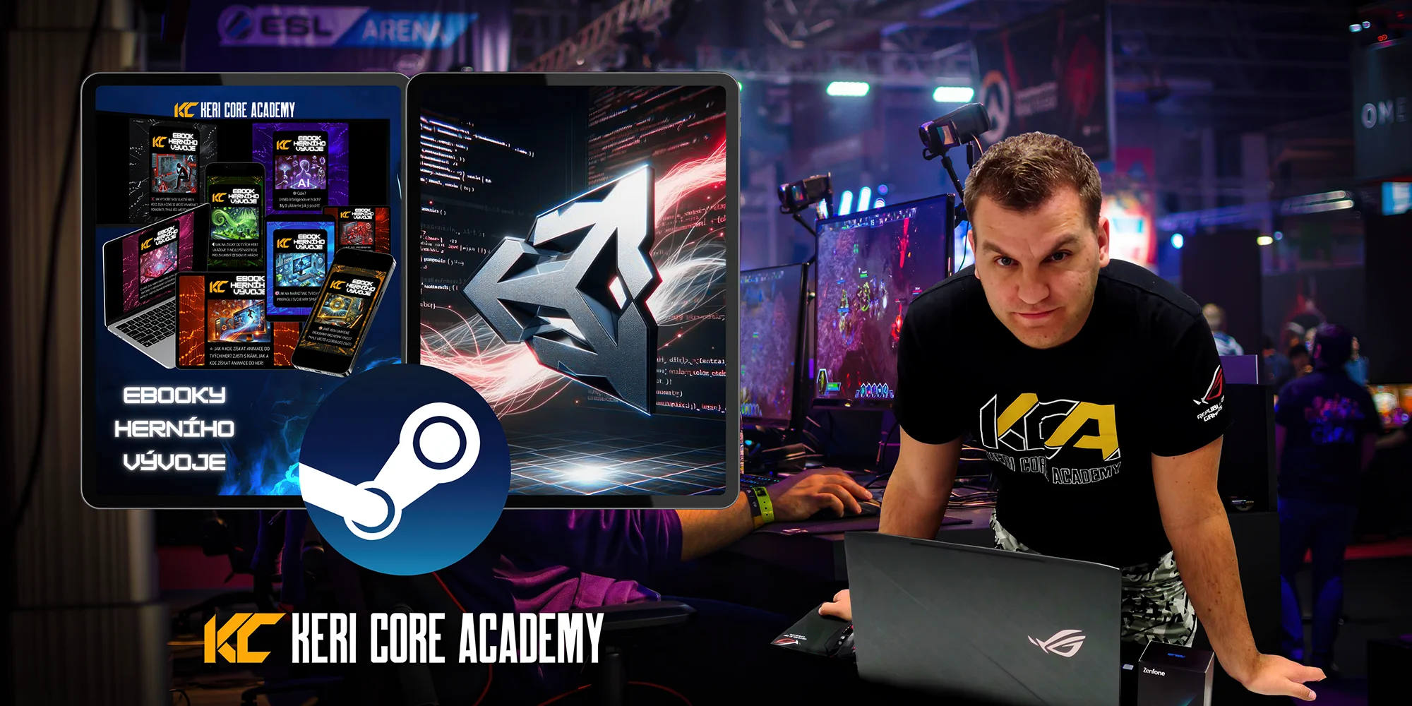 Online kurz tvorby her a 3D grafiky v Unity Engine a Blenderu vč. certifikátu