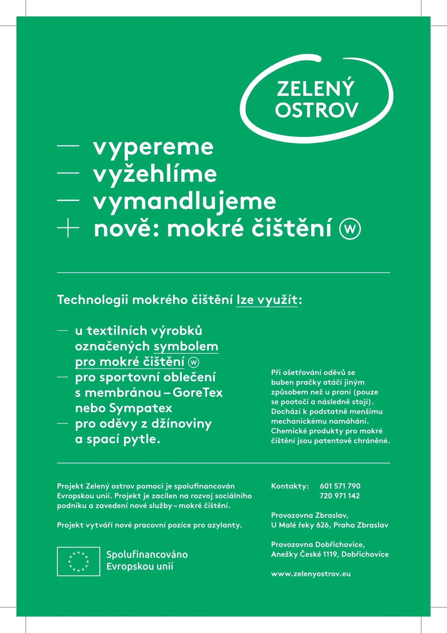 Vouchery až na 2 000 Kč do prádelny, kde pracují handicapovaní