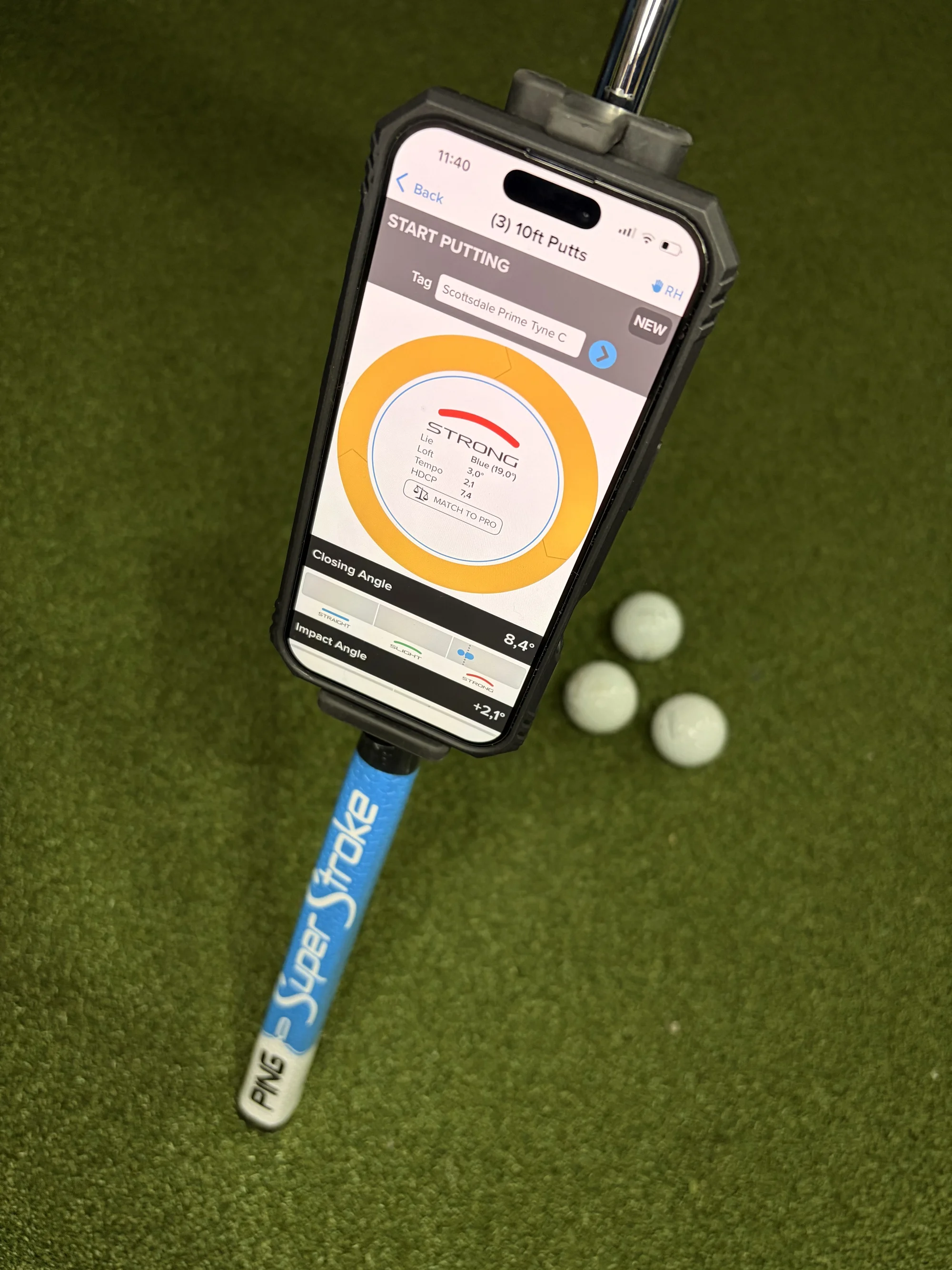 Golfový fitting: analýza hry a švihu, návrh holí i složení celého bagu