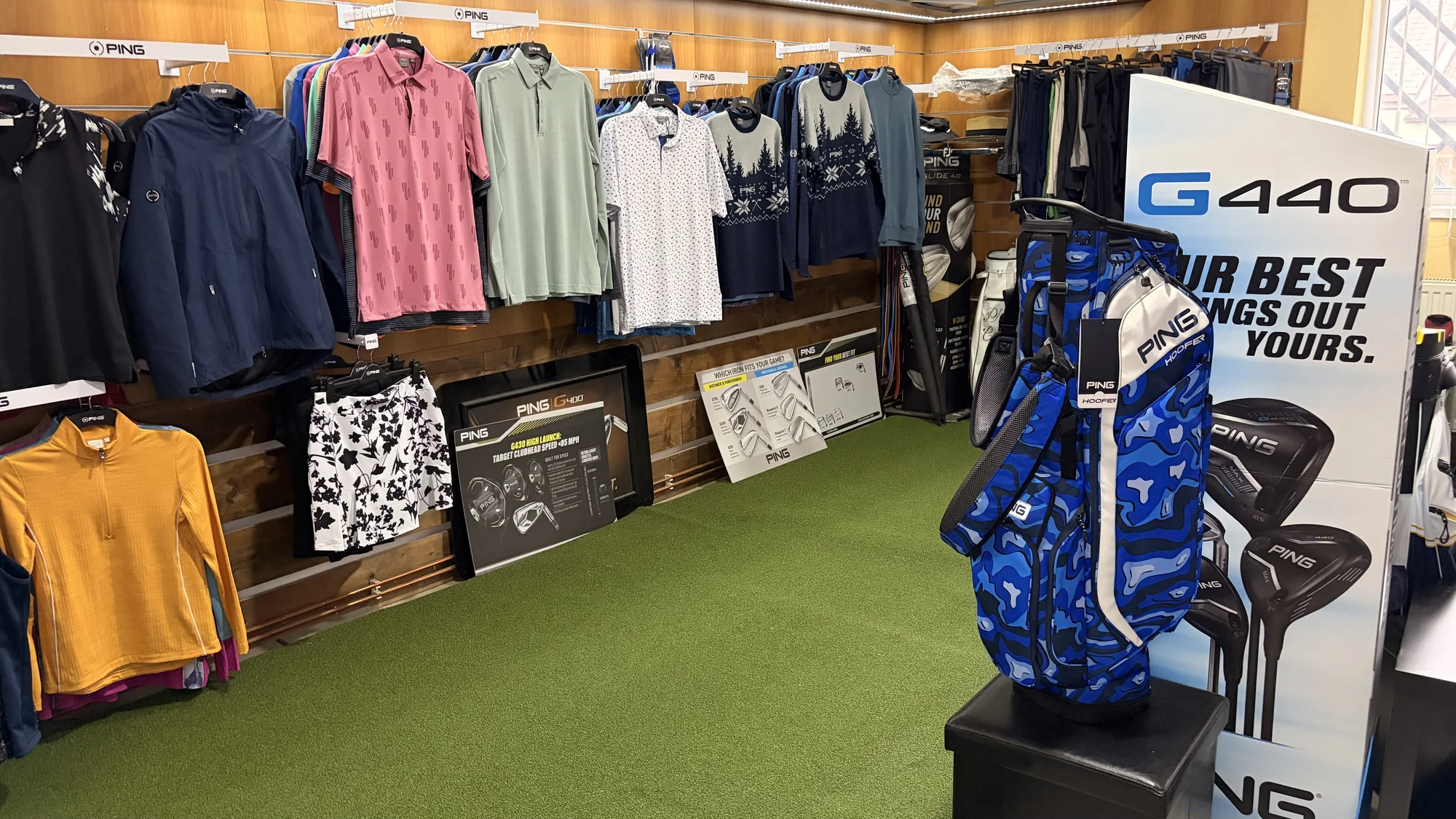 Golfový fitting: analýza hry a švihu, návrh holí i složení celého bagu