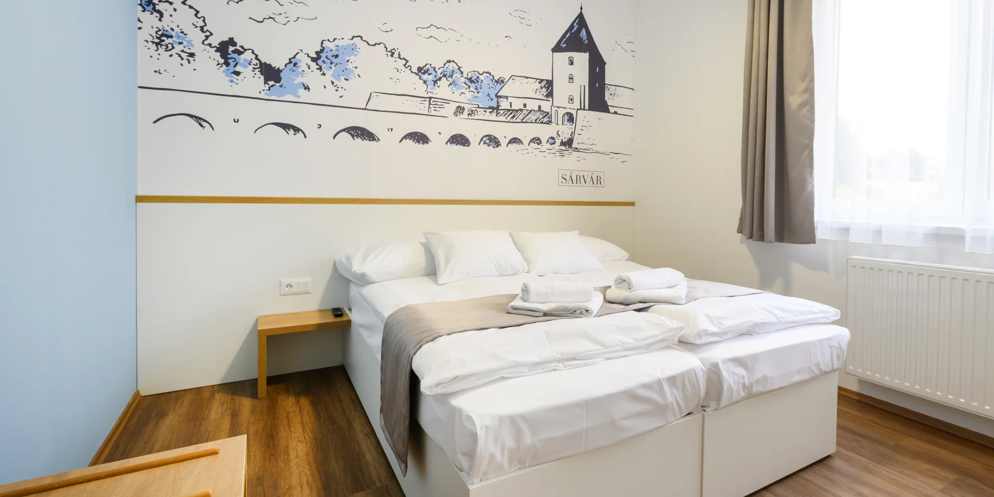 Pobyt v maďarském Sárváru: moderní apartmány se snídaní a možností vstupu do lázní