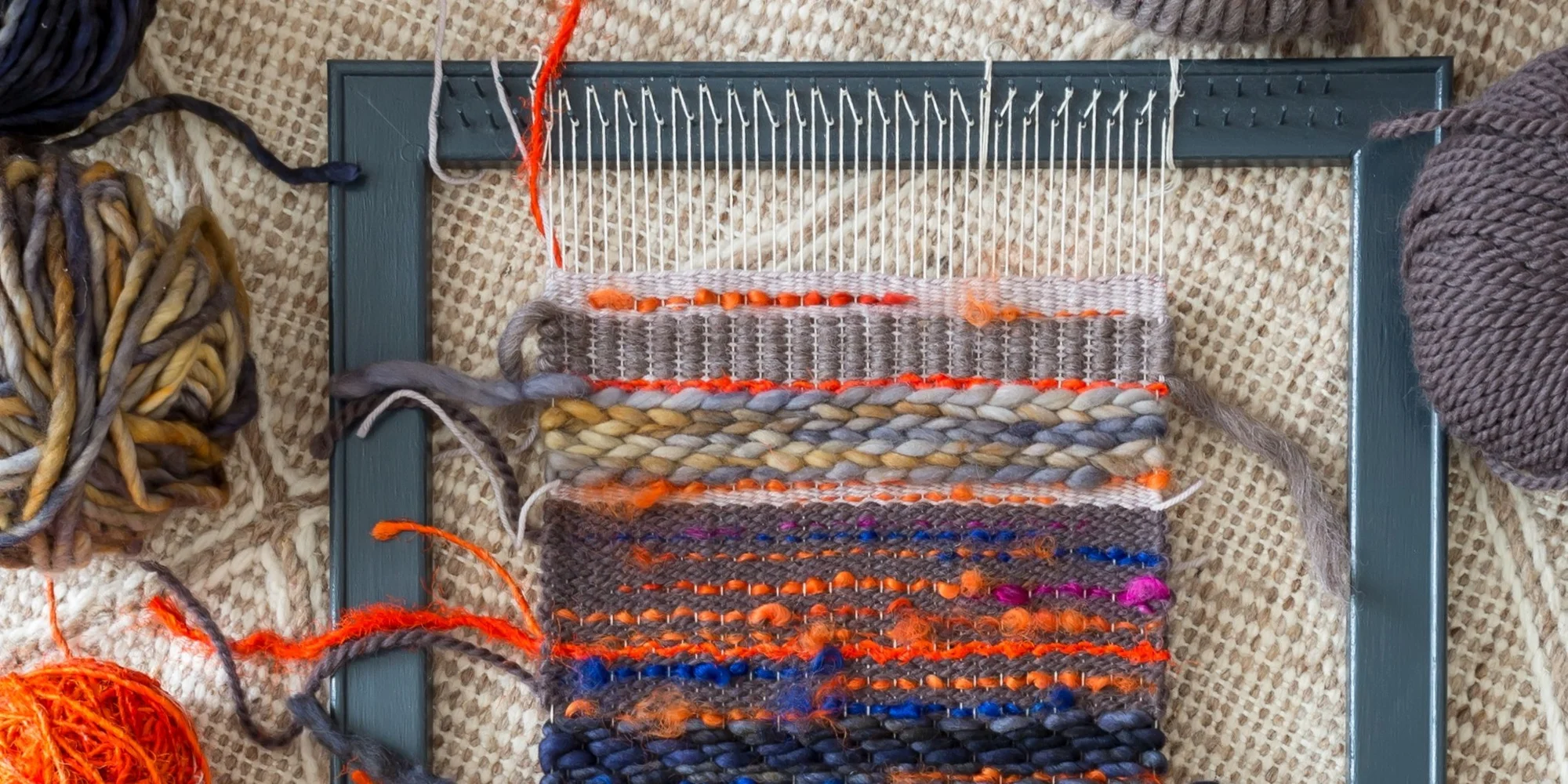 Odpočinkové kurzy tkaní: úplné základy, tvorba podtácku i tapiserie