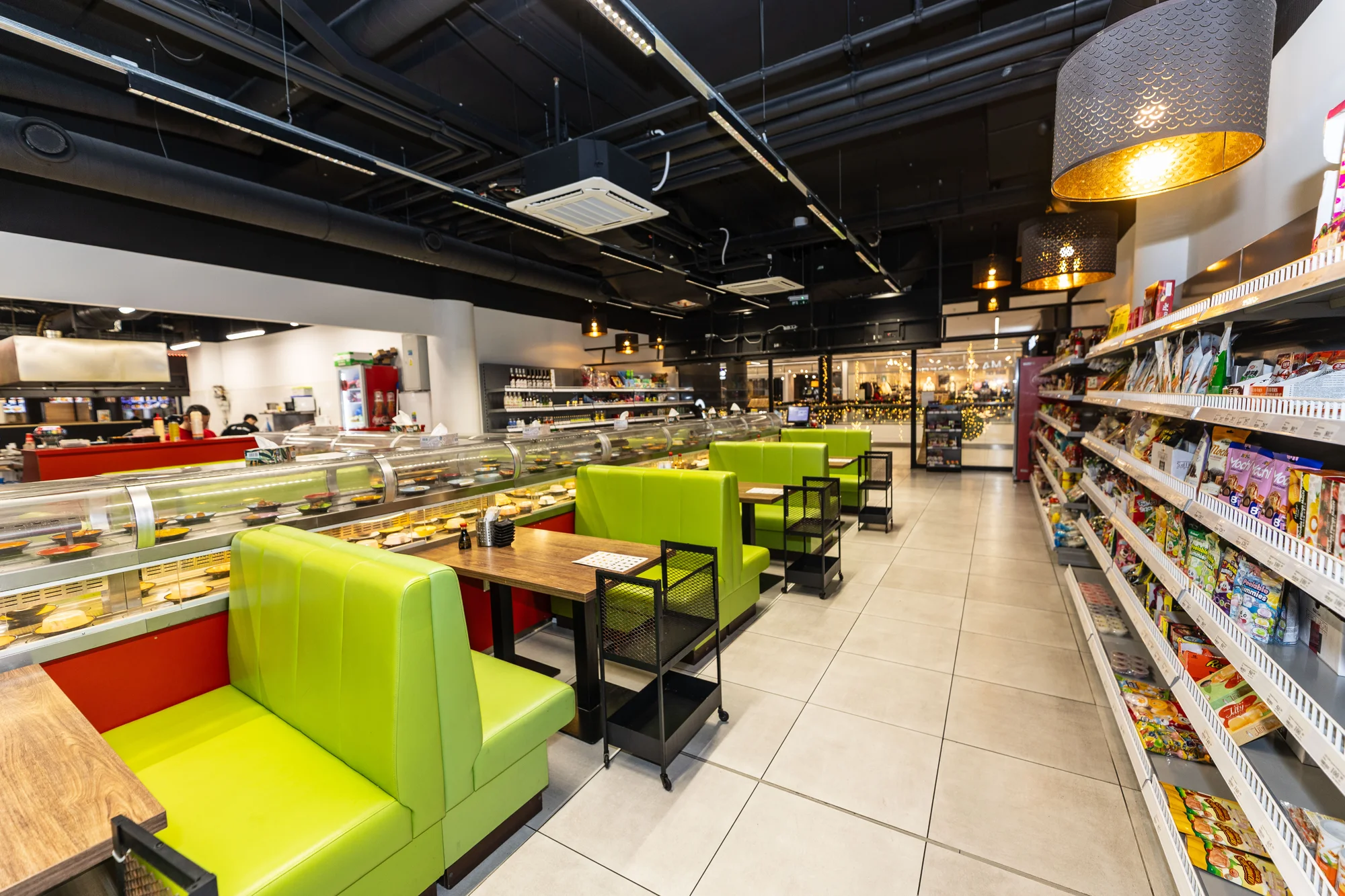 Running sushi: neomezené hodování i nealkoholické nápoje pro 1 osobu