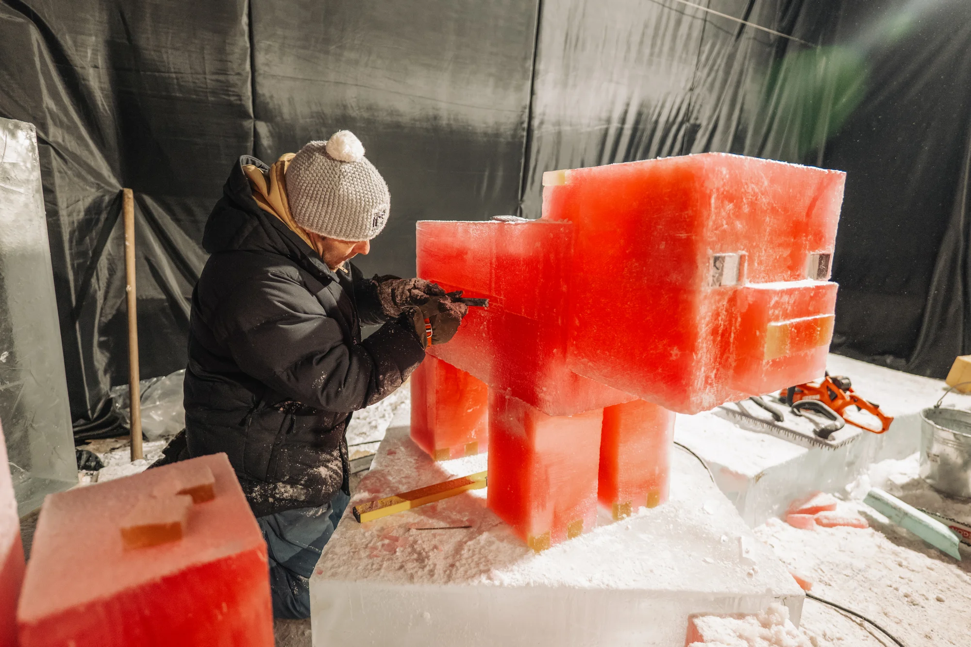 Ledové sochy na Čerňáku: Ice Magic, největší ledová výstava v Česku