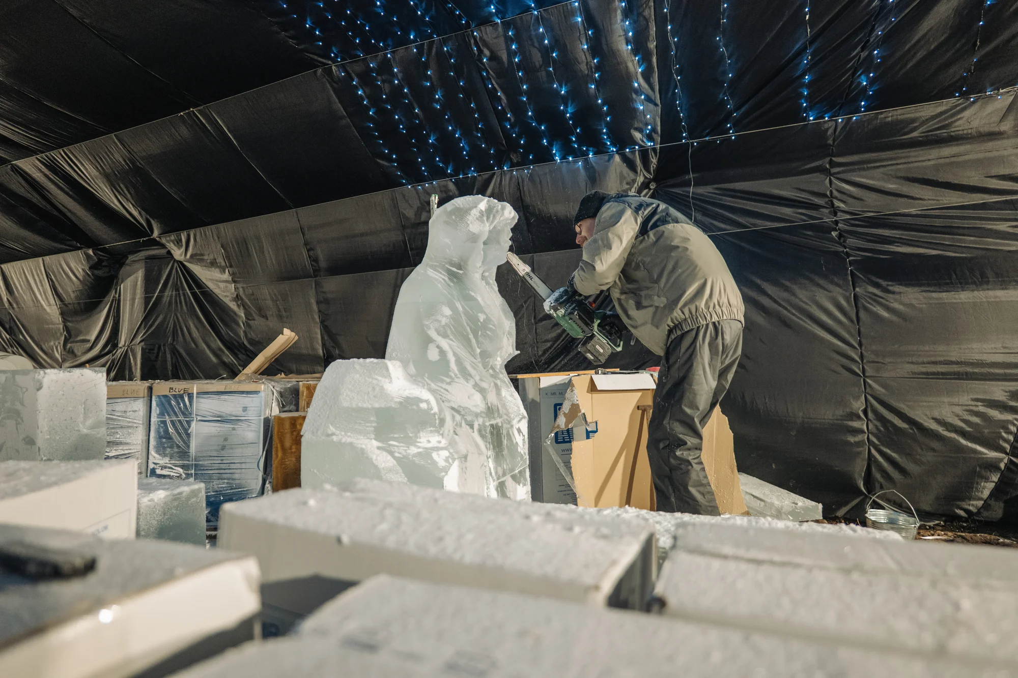 Ledové sochy na Čerňáku: Ice Magic, největší ledová výstava v Česku