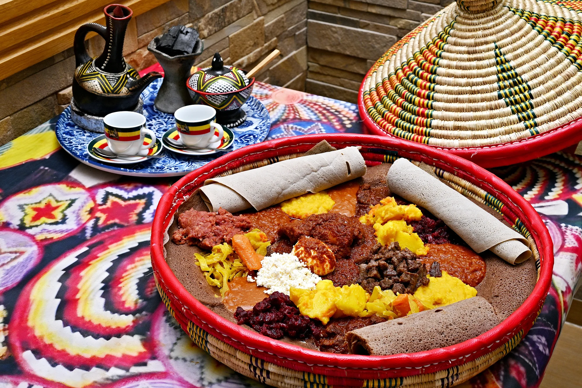 Cesta Afrikou: ochutnávka etiopské kuchyně a kávy pro 2-4 osoby
