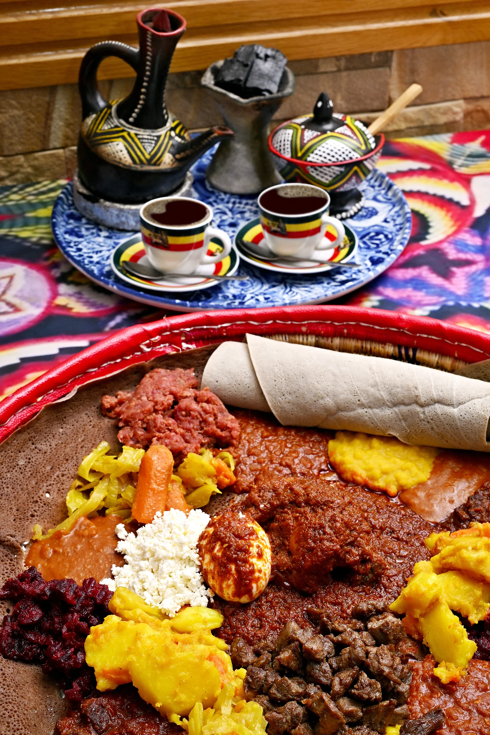 Cesta Afrikou: ochutnávka etiopské kuchyně a kávy pro 2-4 osoby