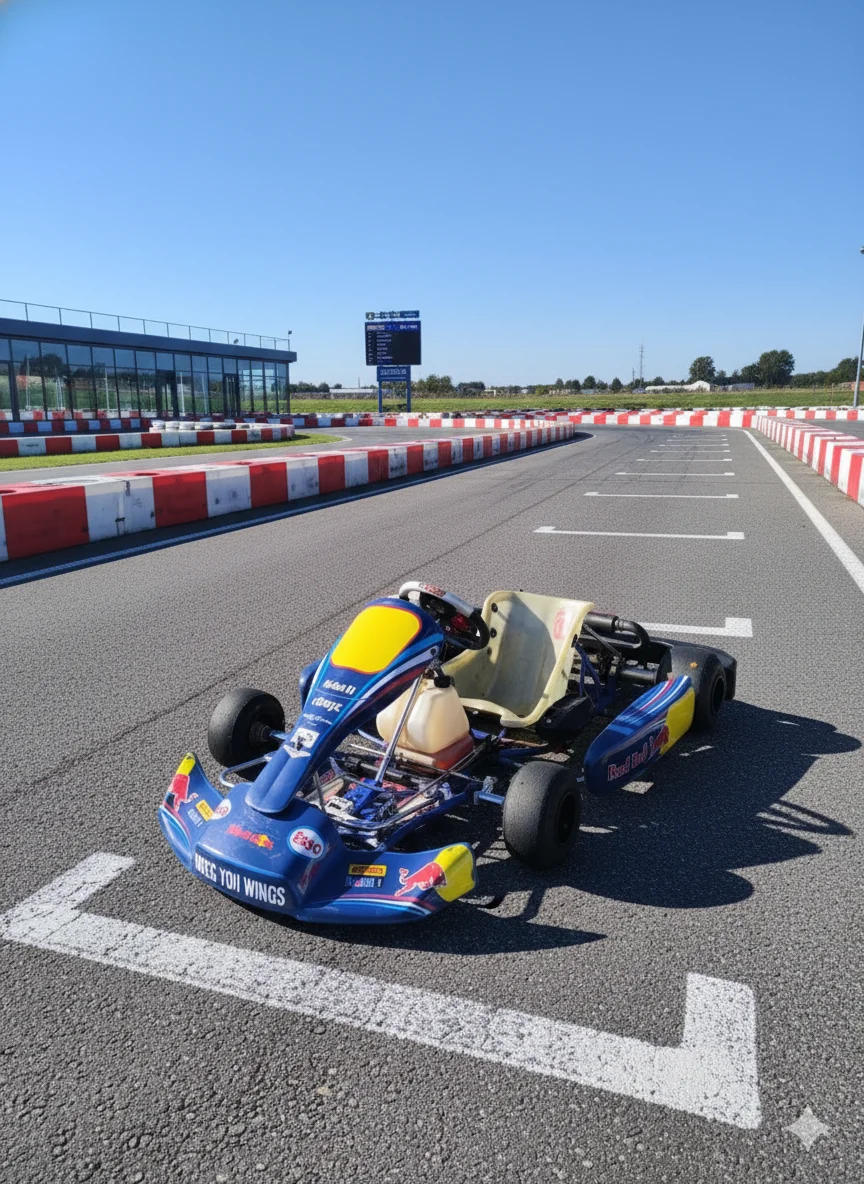 Jízda v závodní motokáře: 1–3 kola na letištním či závodním okruhu