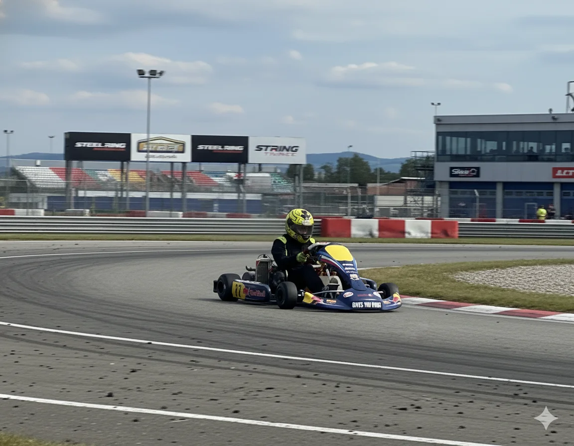 Jízda v závodní motokáře: 1–3 kola na letištním či závodním okruhu