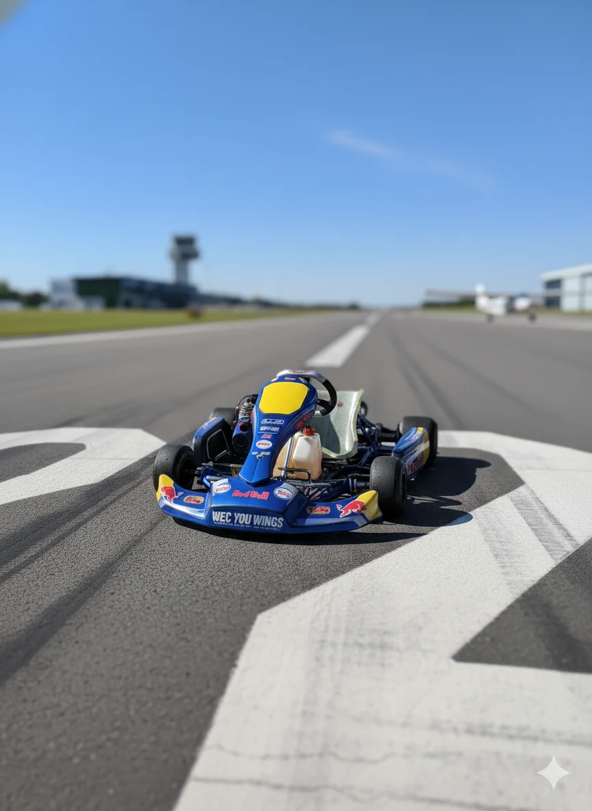 Jízda v závodní motokáře: 1–3 kola na letištním či závodním okruhu