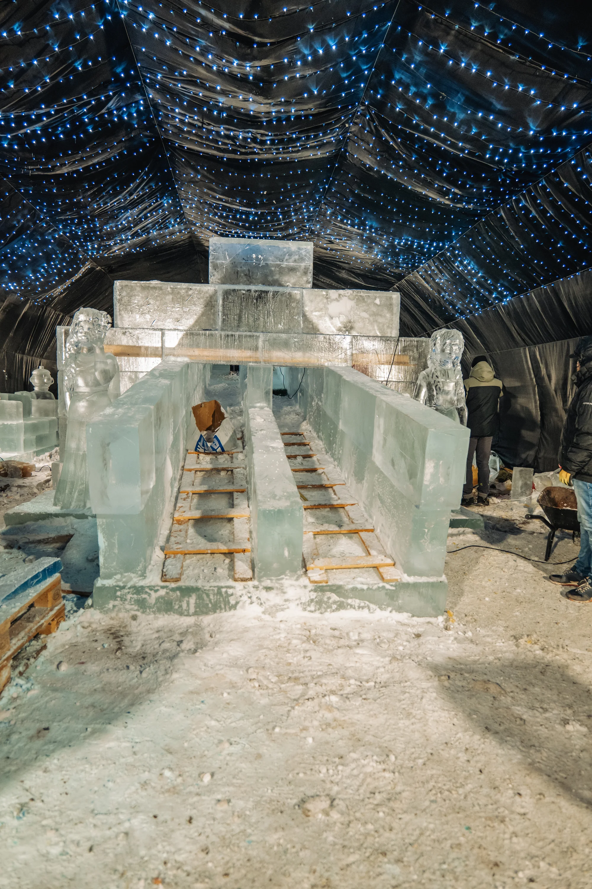 Ledové sochy na Čerňáku: Ice Magic, největší ledová výstava v Česku