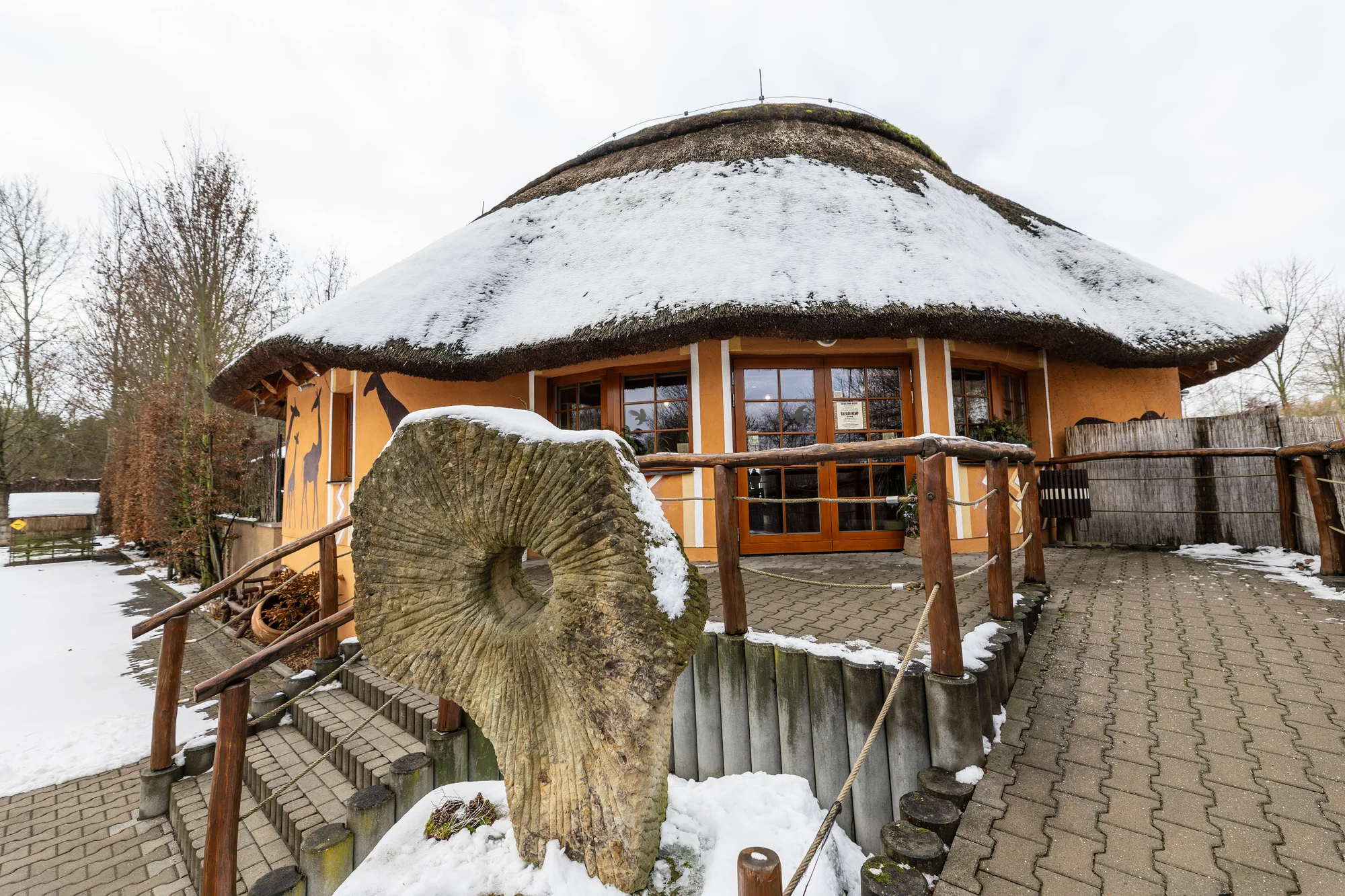 Afrika ve Dvoře Králové: bungalov v kempu, snídaně, neomezený vstup do safari i vířivka