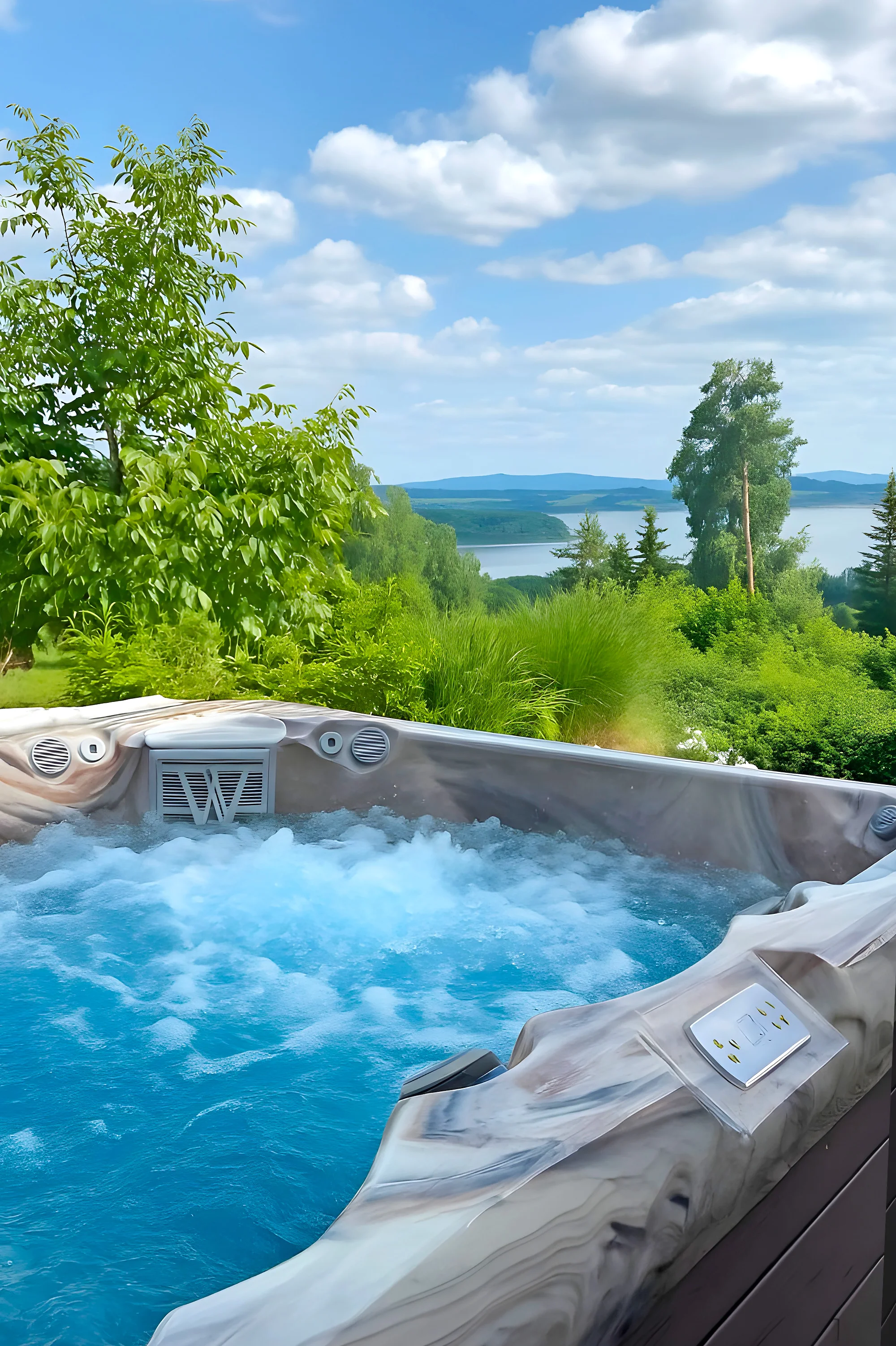 Pobyt u Lipna: chata až pro 6 osob s vlastní venkovní vířivkou, půjčení kol