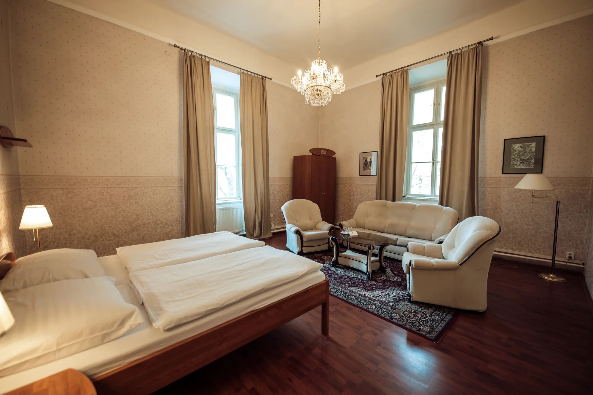 Hraběcí pobyt v zámečku nedaleko Nitry: polopenze, bowling i sleva do termálů