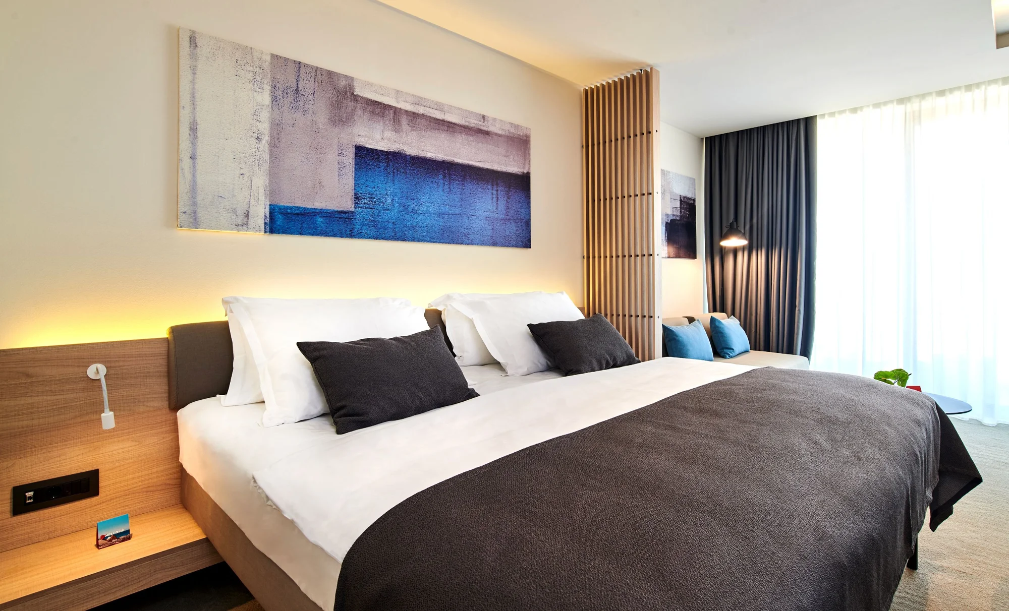 Hotel na Istrii 100 m od pláže: strava, aquapark, wellness, animace i 2 děti zdarma