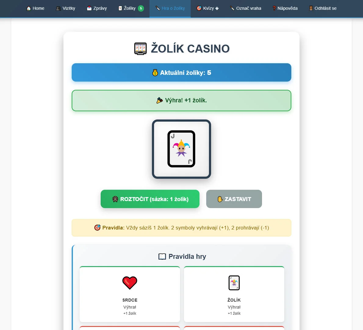 Online detektivní hra Vražda v kasinu: intuitivní rozhraní, neomezený čas i počet hráčů