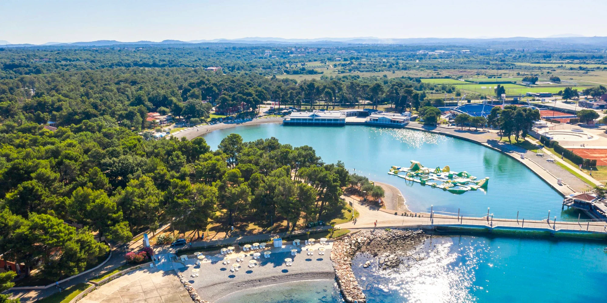 Umag: 4* rodinné apartmány, 120 m od pláže