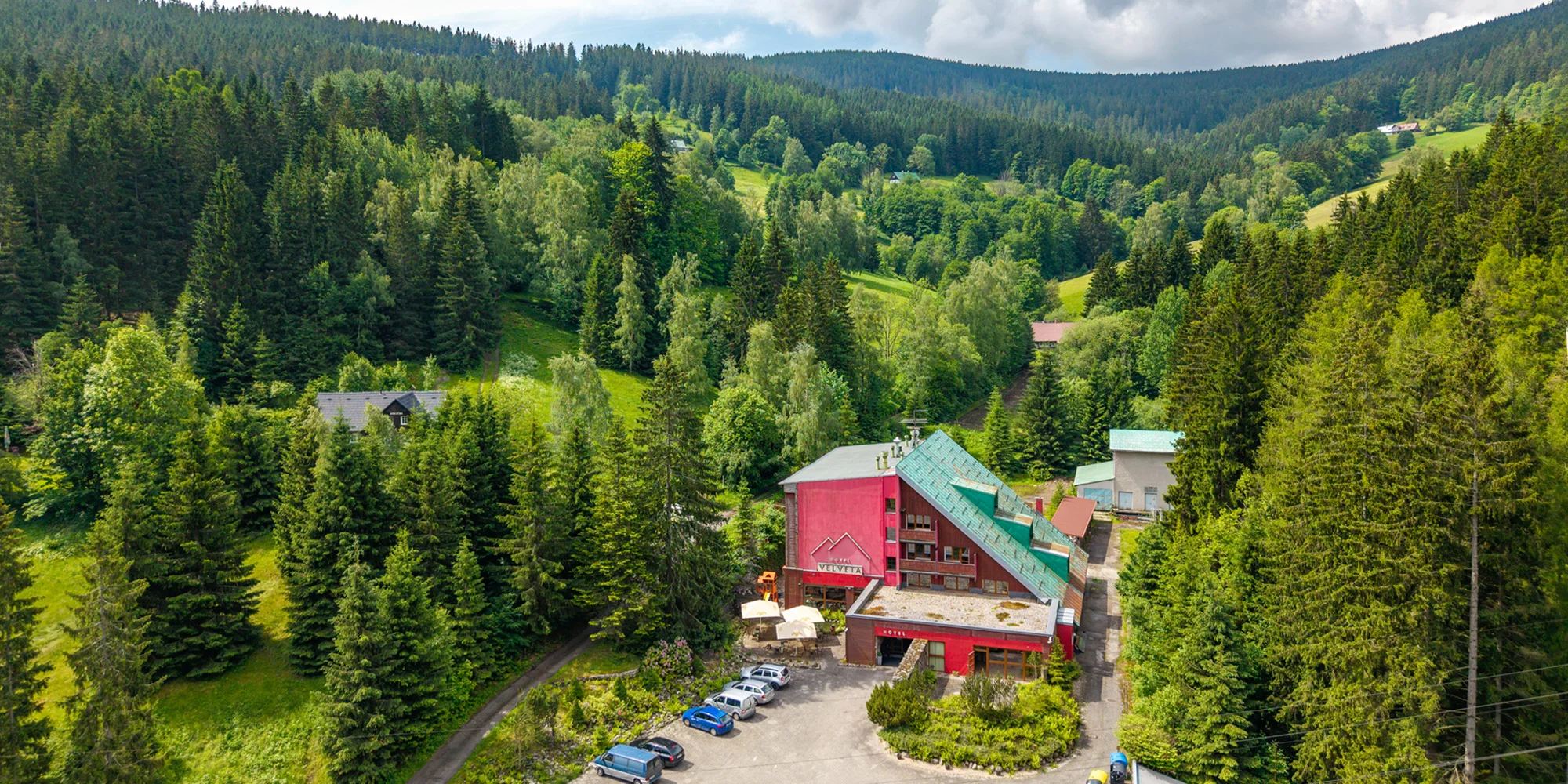 Špindlerův Mlýn: hotel se stravou i vstupem do wellness