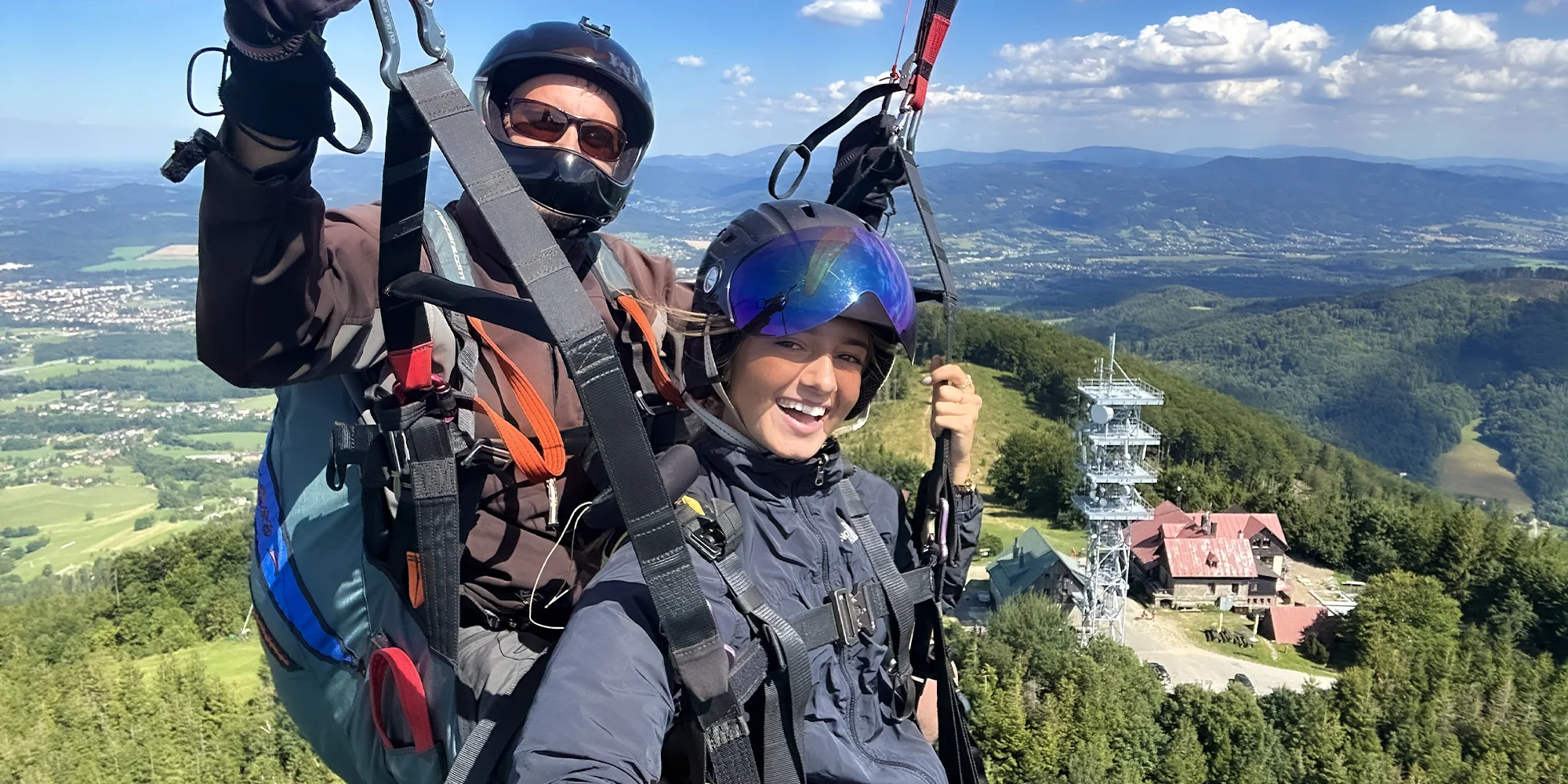 Paraglidingové lety u Třince v délce 10-30 min.