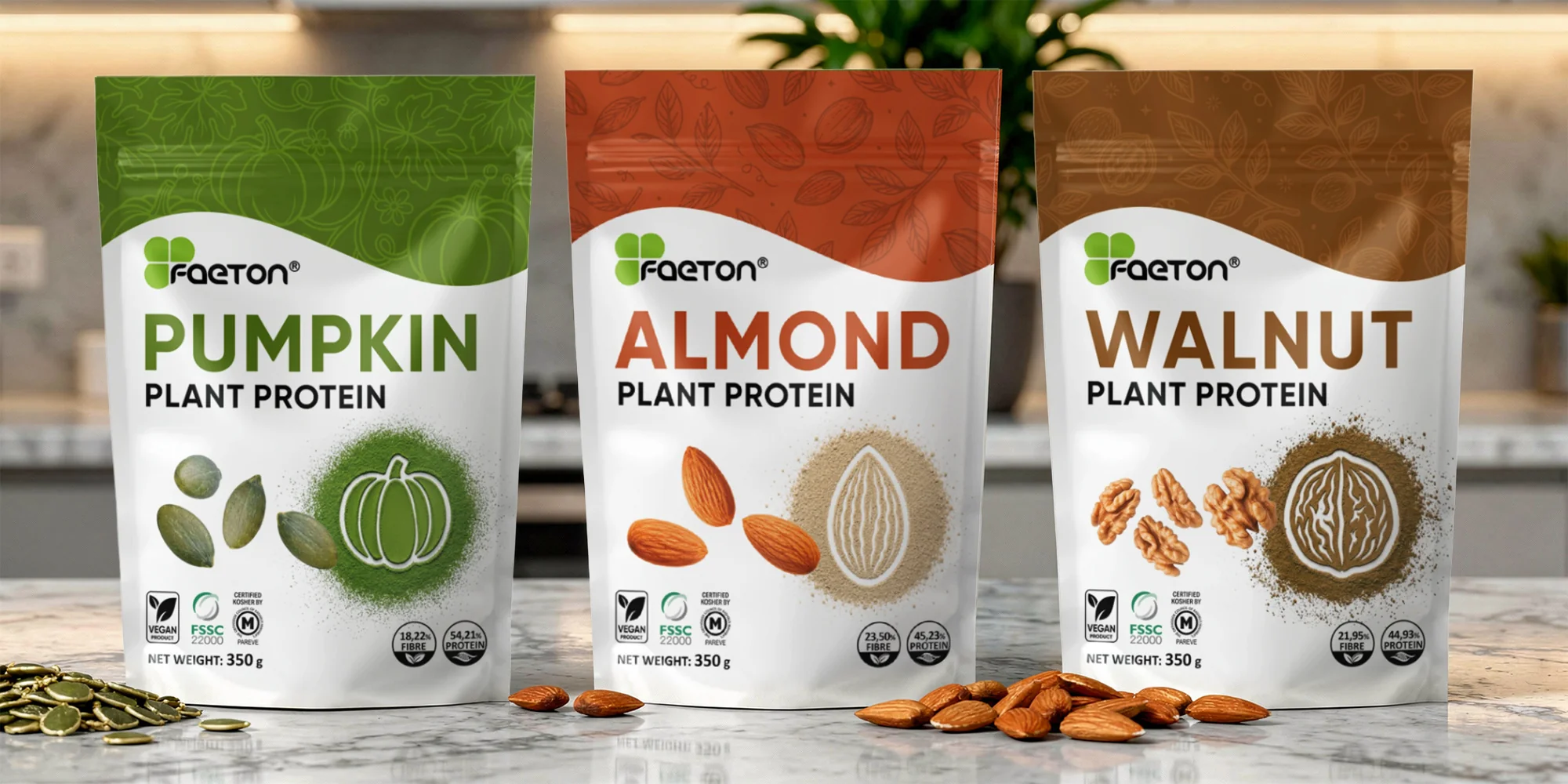Mandlový, ořechový či dýňový protein: na pití i do pečení