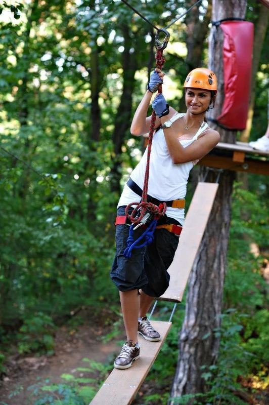 Odlepte se od země: vstupy do lanového centra Jungle Park pro děti i dospělé