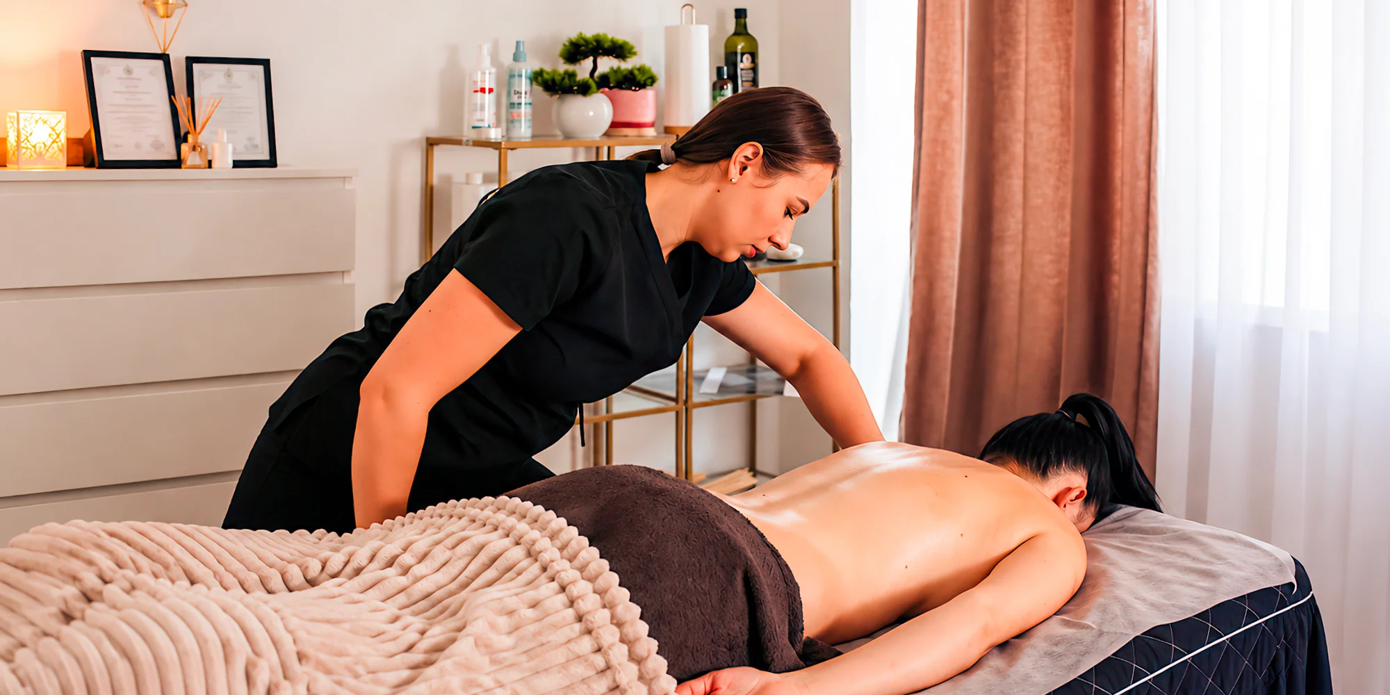 Relaxační i lymfodrenážní masáž obličeje či celého těla