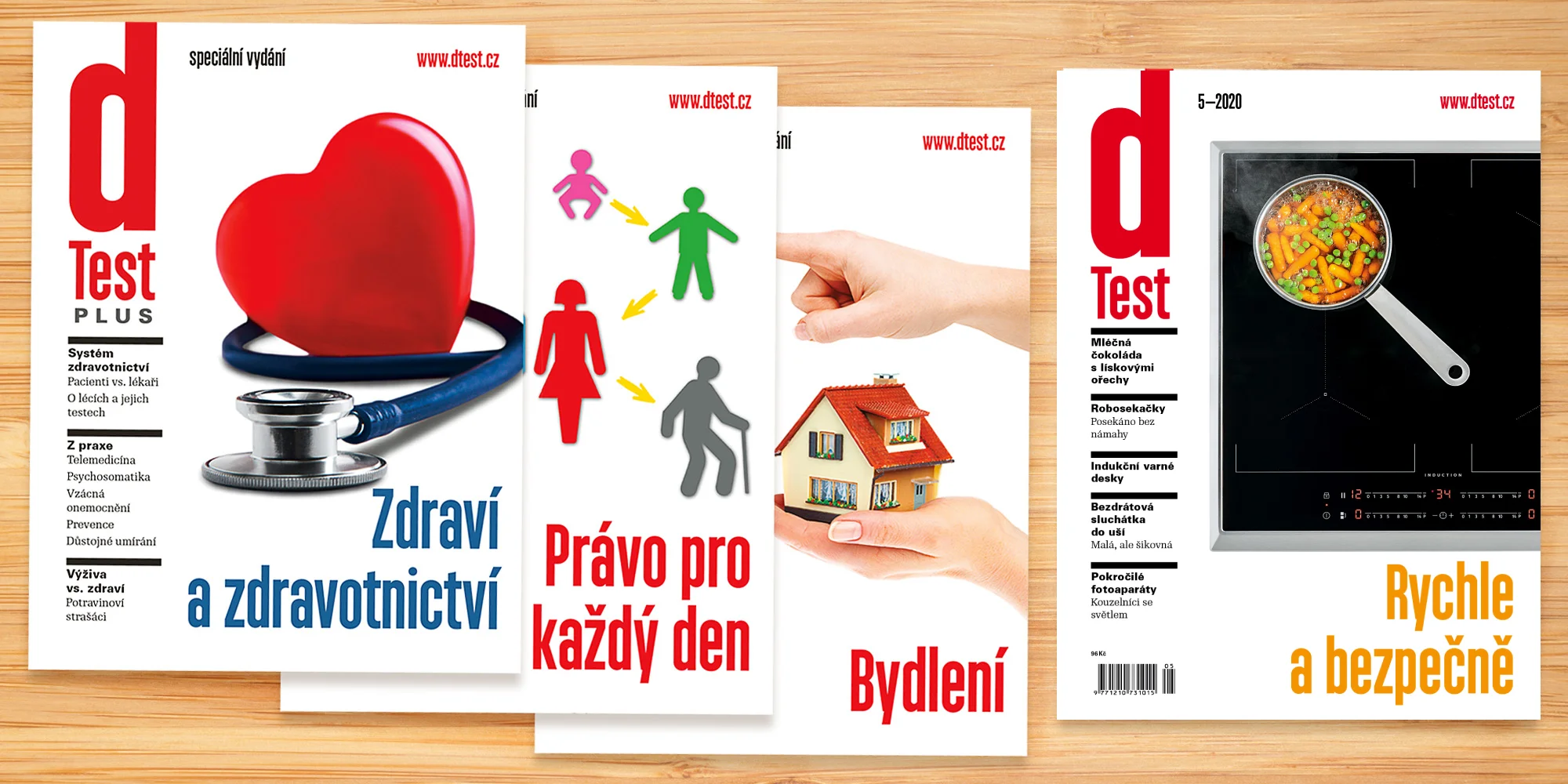 3 speciály časopisu dTest a aktuální číslo | Slevomat.cz