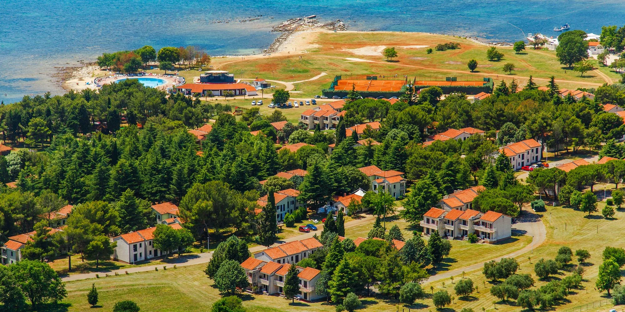 Apartmány v Umagu: pláž, bazény a jídlo