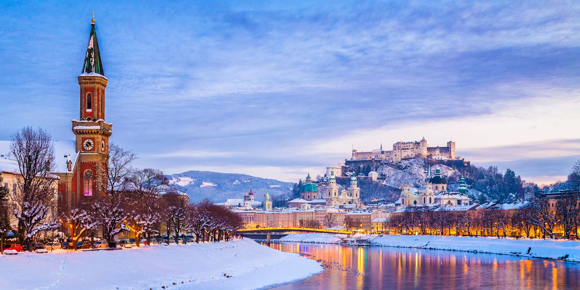 Salzburg a Wolfgangsee: adventní zájezd se snídaní