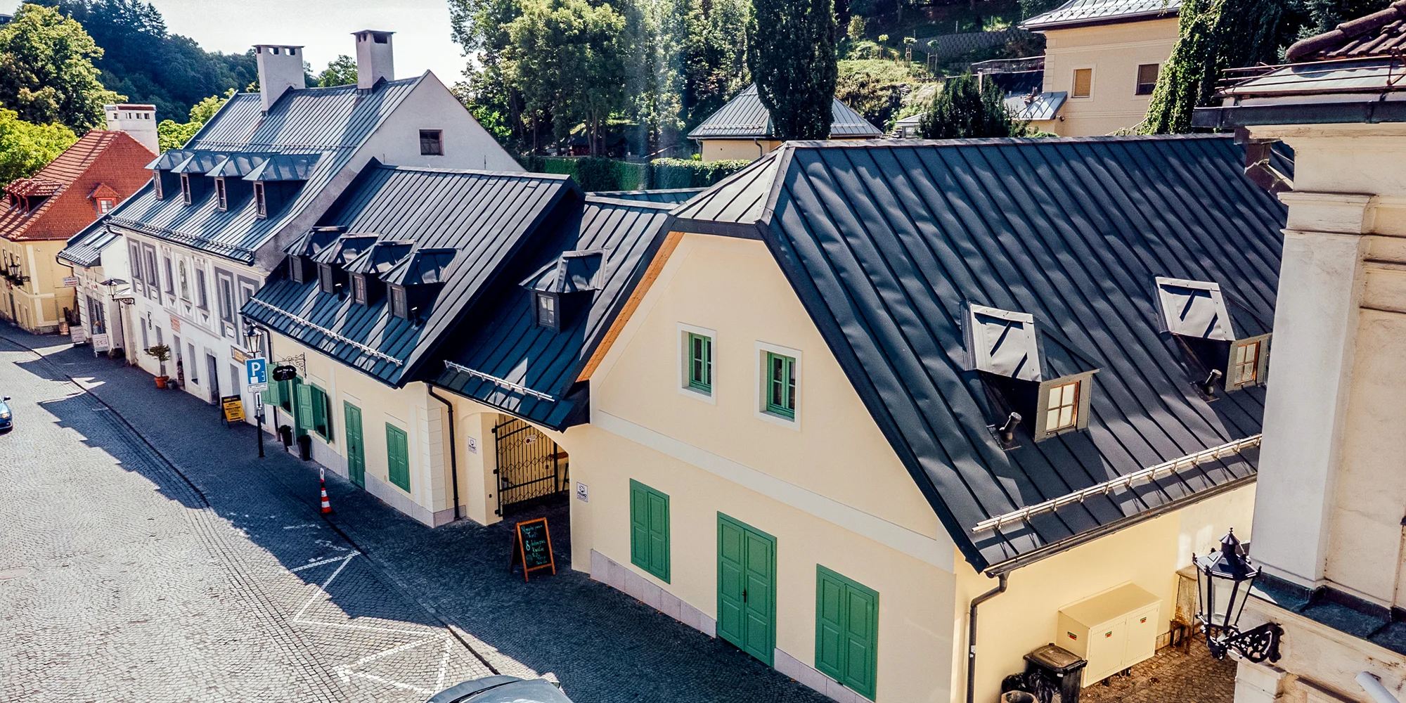 Stylové apartmány v srdci Banské Štiavnice s jídlem