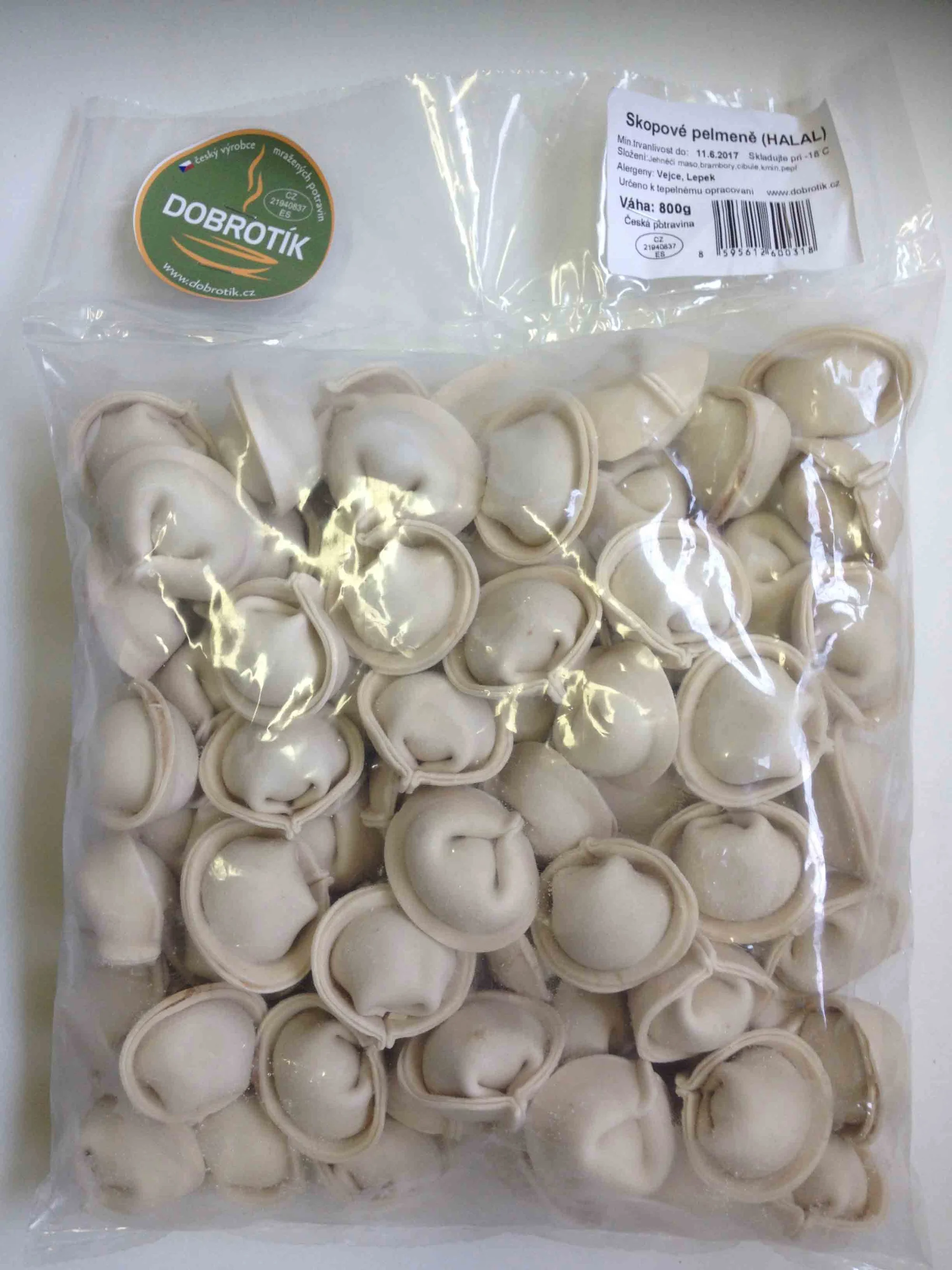 Mražené domácí plněné taštičky: 800g balení, masová či vege varianta i doprava