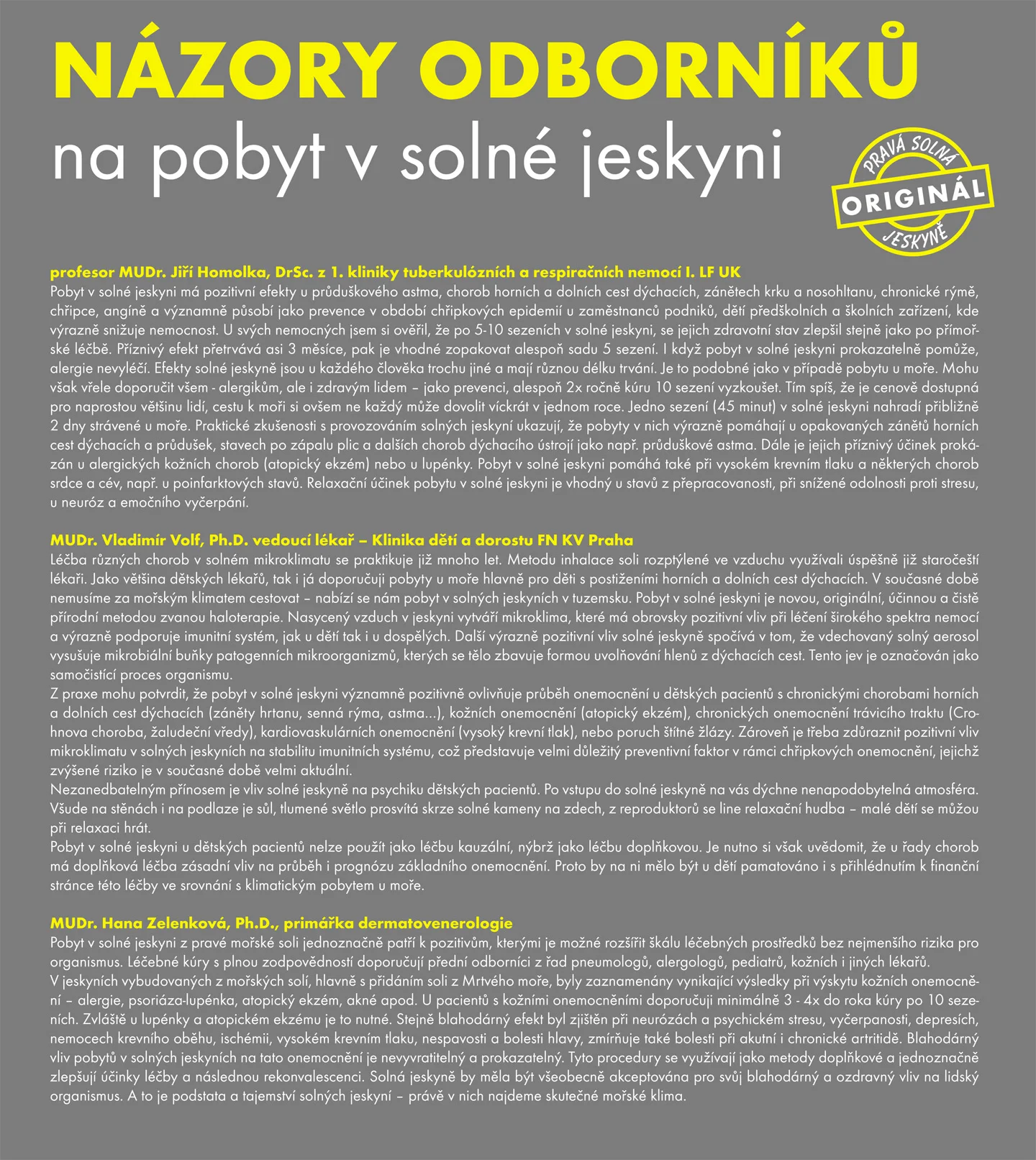 Relaxujte a udělejte něco pro své zdraví: ozdravný pobyt v pravé solné jeskyni