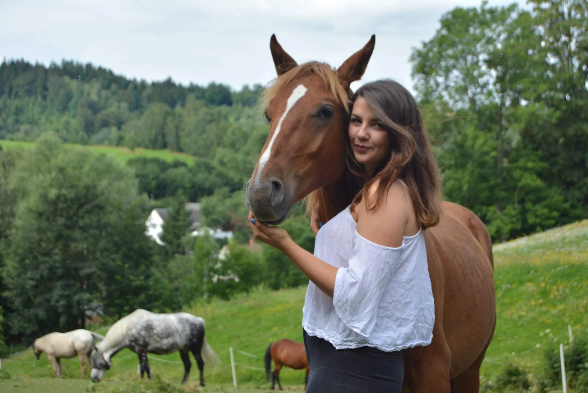 3 hodiny na ranči: péče o koně a poníky a vyjížďka na poníkovi do přírody