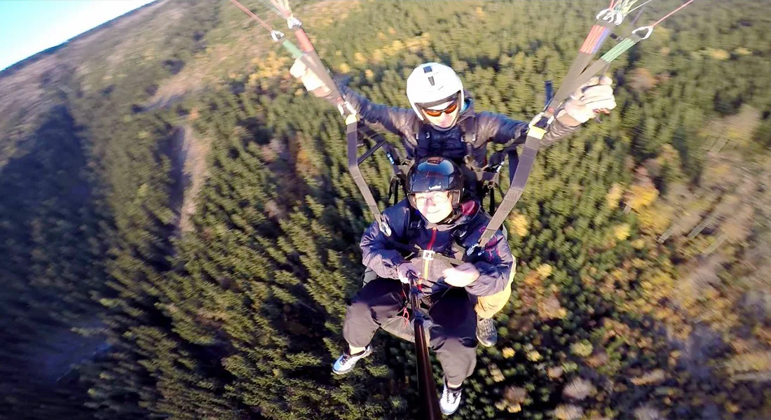 Nebeský zážitek pro každého: Tandemový paragliding a video