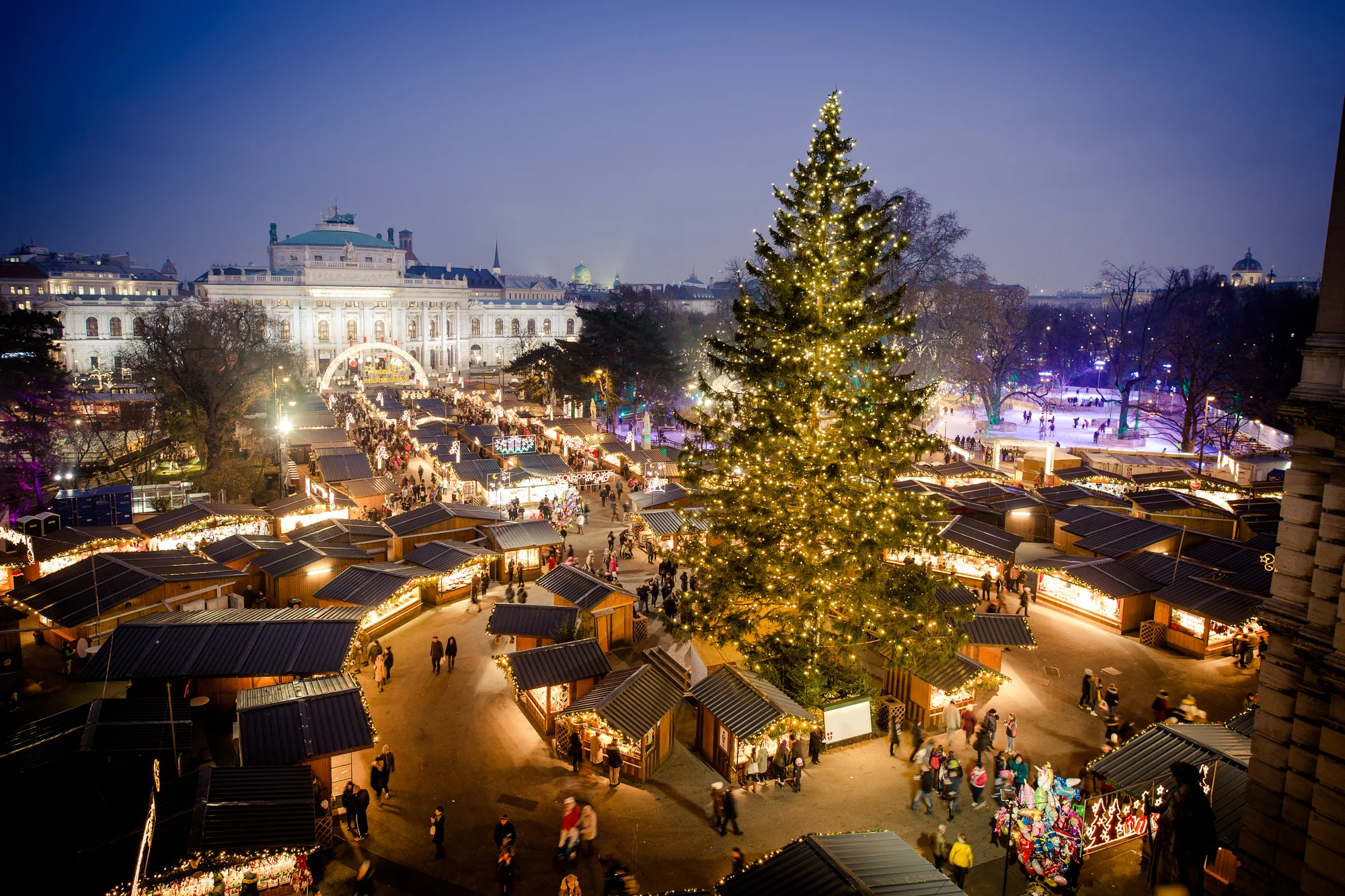 Adventní trhy v císařské Vídni: jednodenní výlet a prohlídka města s průvodcem